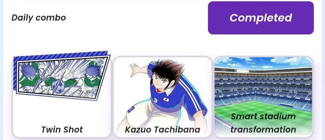 Captain Tsubasa RIVALS Daily Combo 18 Januari 2025.webp