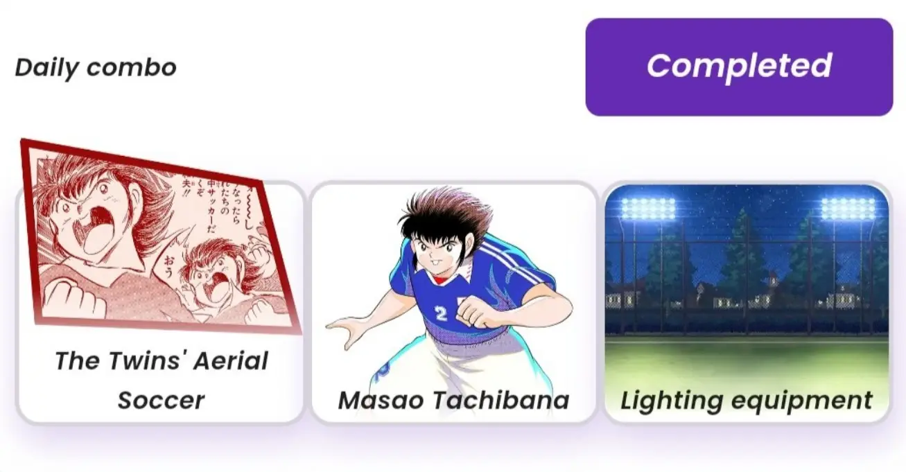 Captain Tsubasa RIVALS Daily Combo 22 Oktober 2024.webp