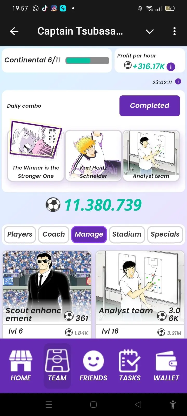 Captain Tsubasa RIVALS Daily Combo 22 September: Update Terbaru!