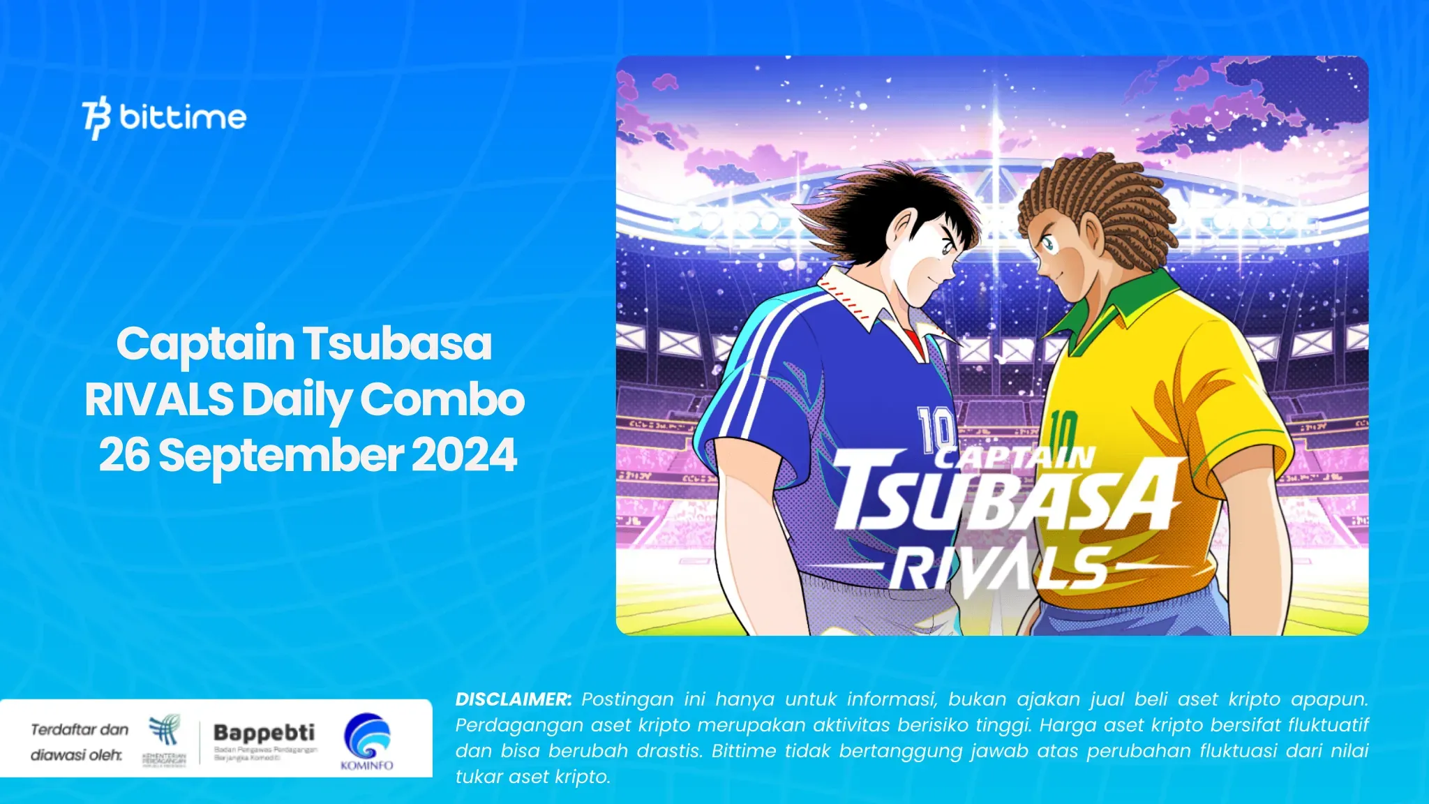 Captain Tsubasa RIVALS Daily Combo 26 September 2024.webp