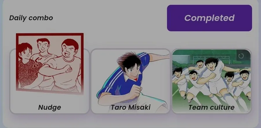 Captain Tsubasa RIVALS Daily Combo 25 Oktober 2024, Cek Bocoran Kartunya!