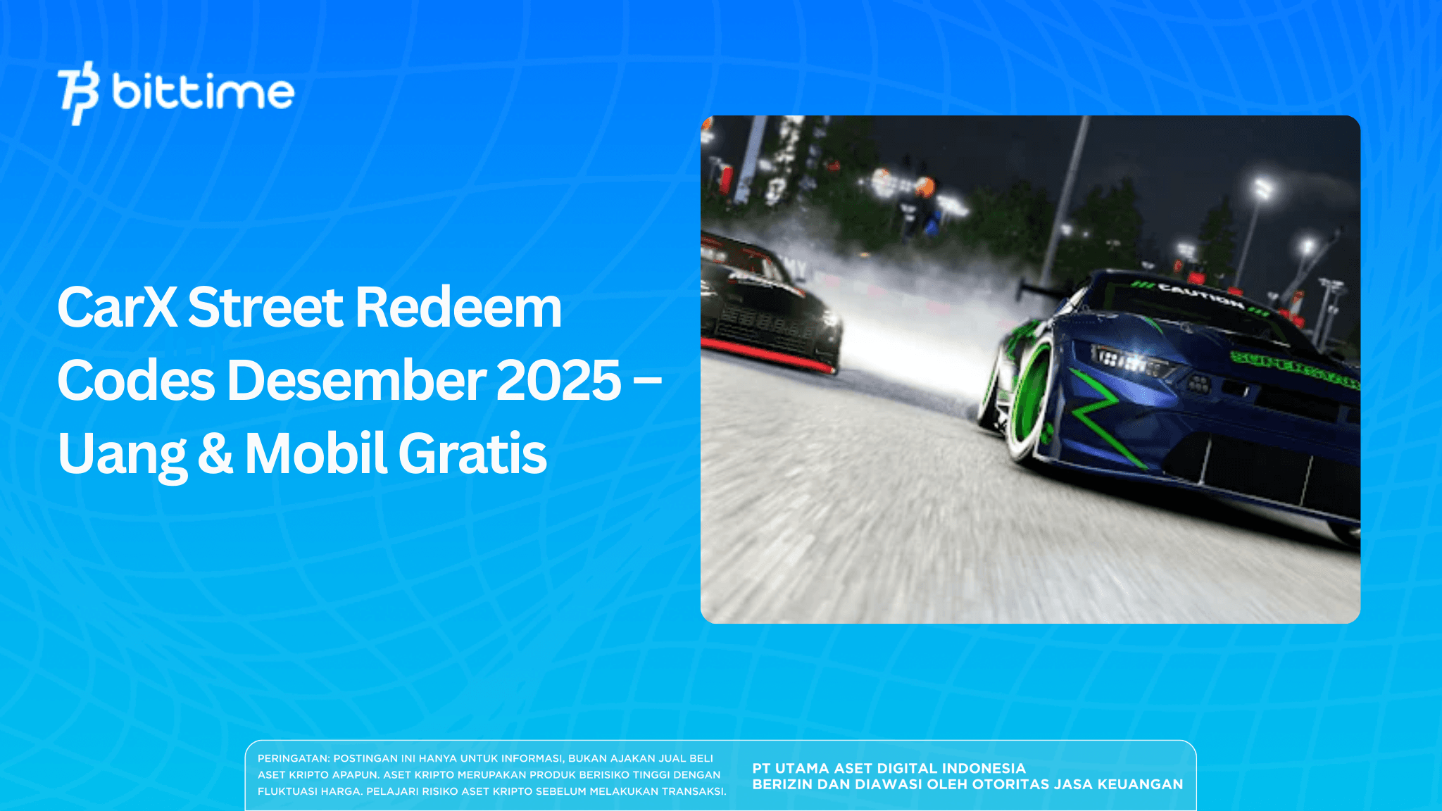 CarX Street Redeem Codes Desember 2025 – Uang & Mobil Gratis