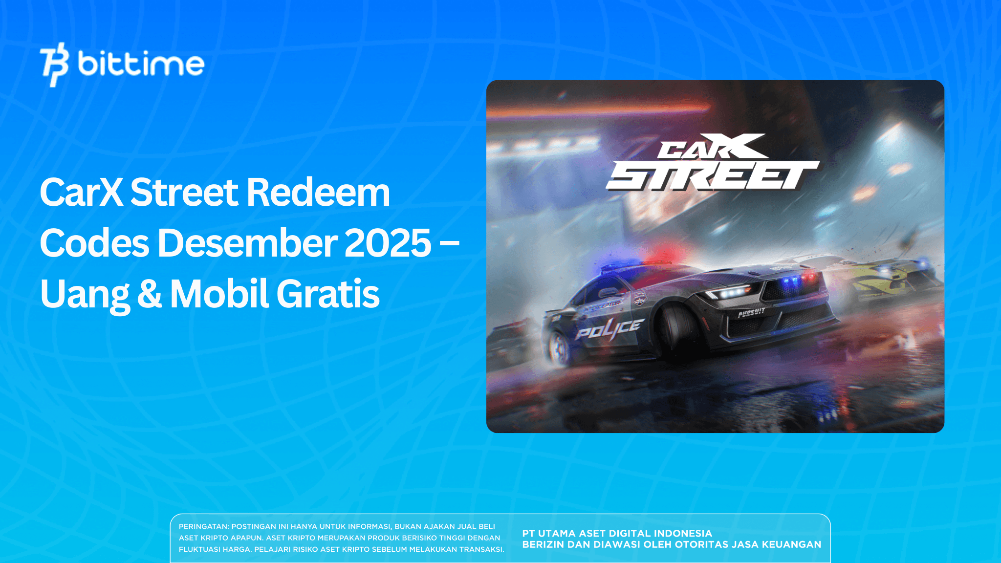CarX Street Redeem Codes Desember 2025 – Uang & Mobil Gratis
