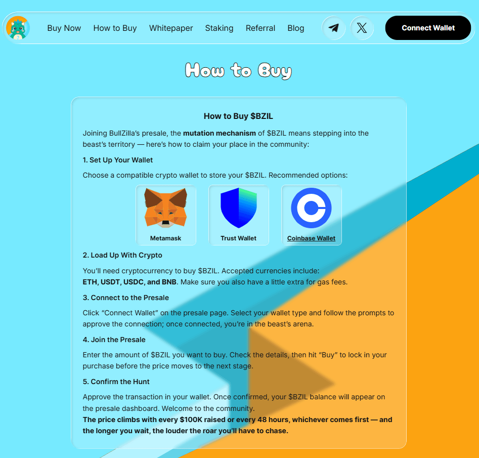 Cara Beli BullZilla (BZIL).
