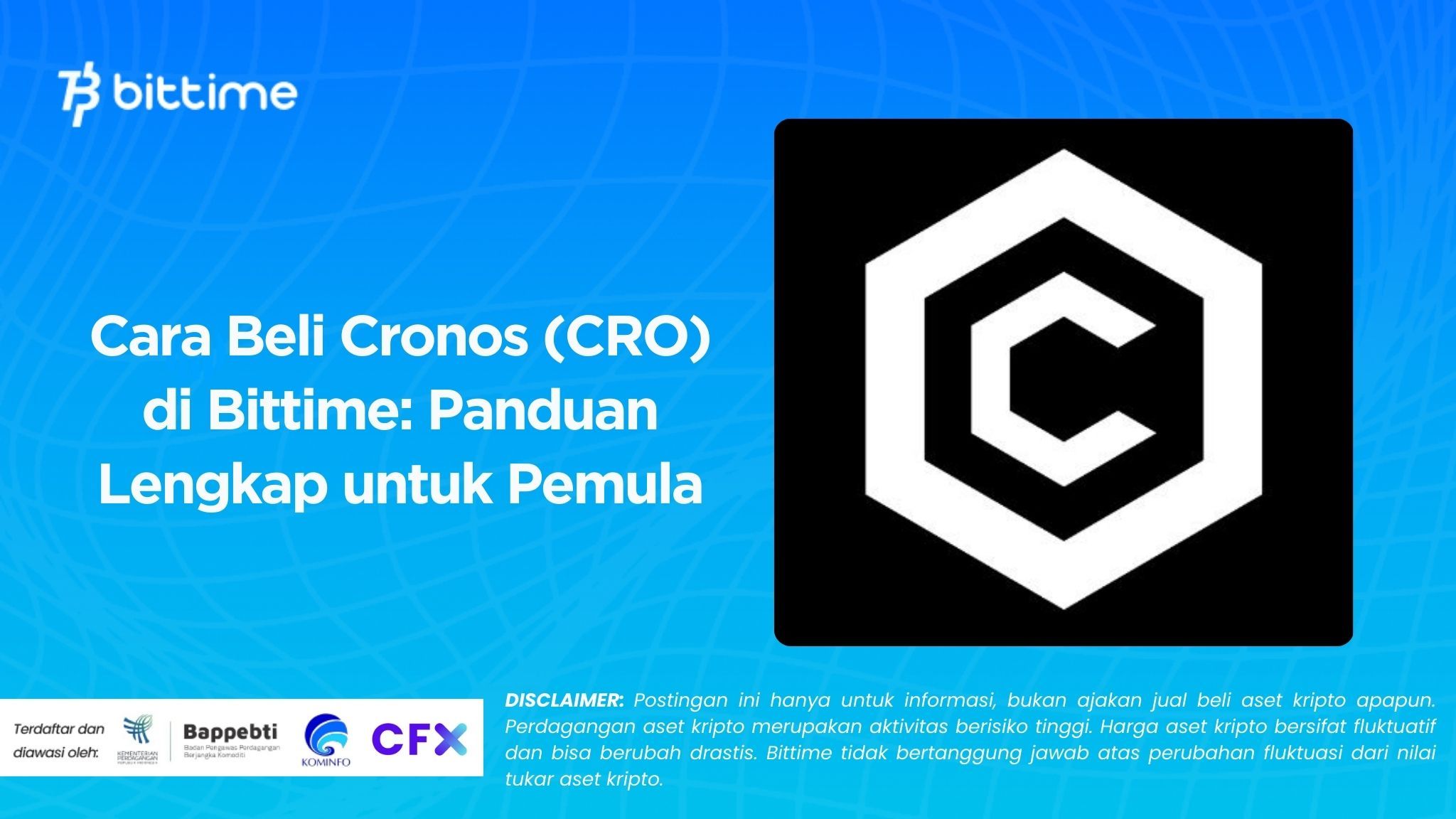 Cara Beli Cronos (CRO) di Bittime: Panduan Lengkap untuk Pemula