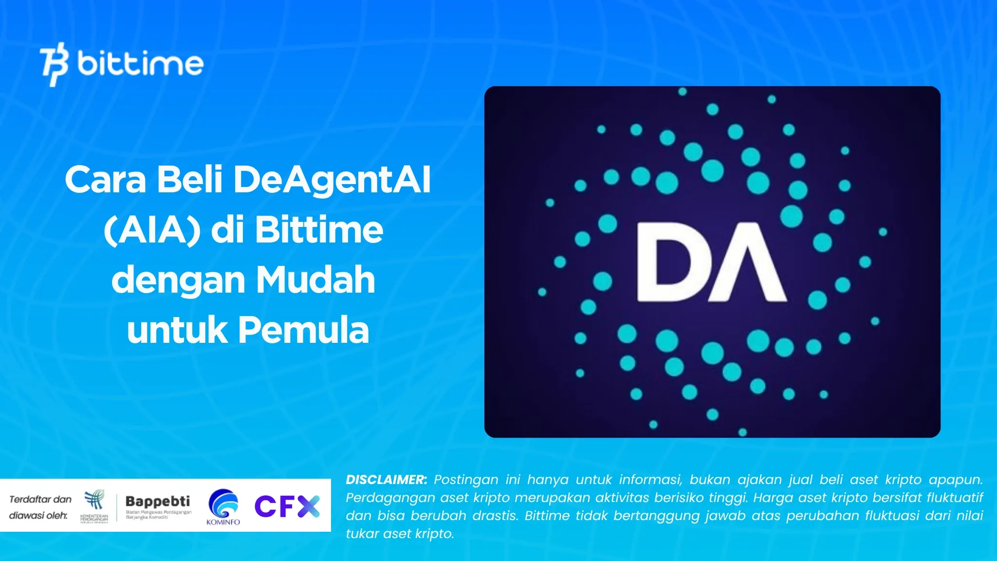 Cara Beli DeAgentAI (AIA) di Bittime