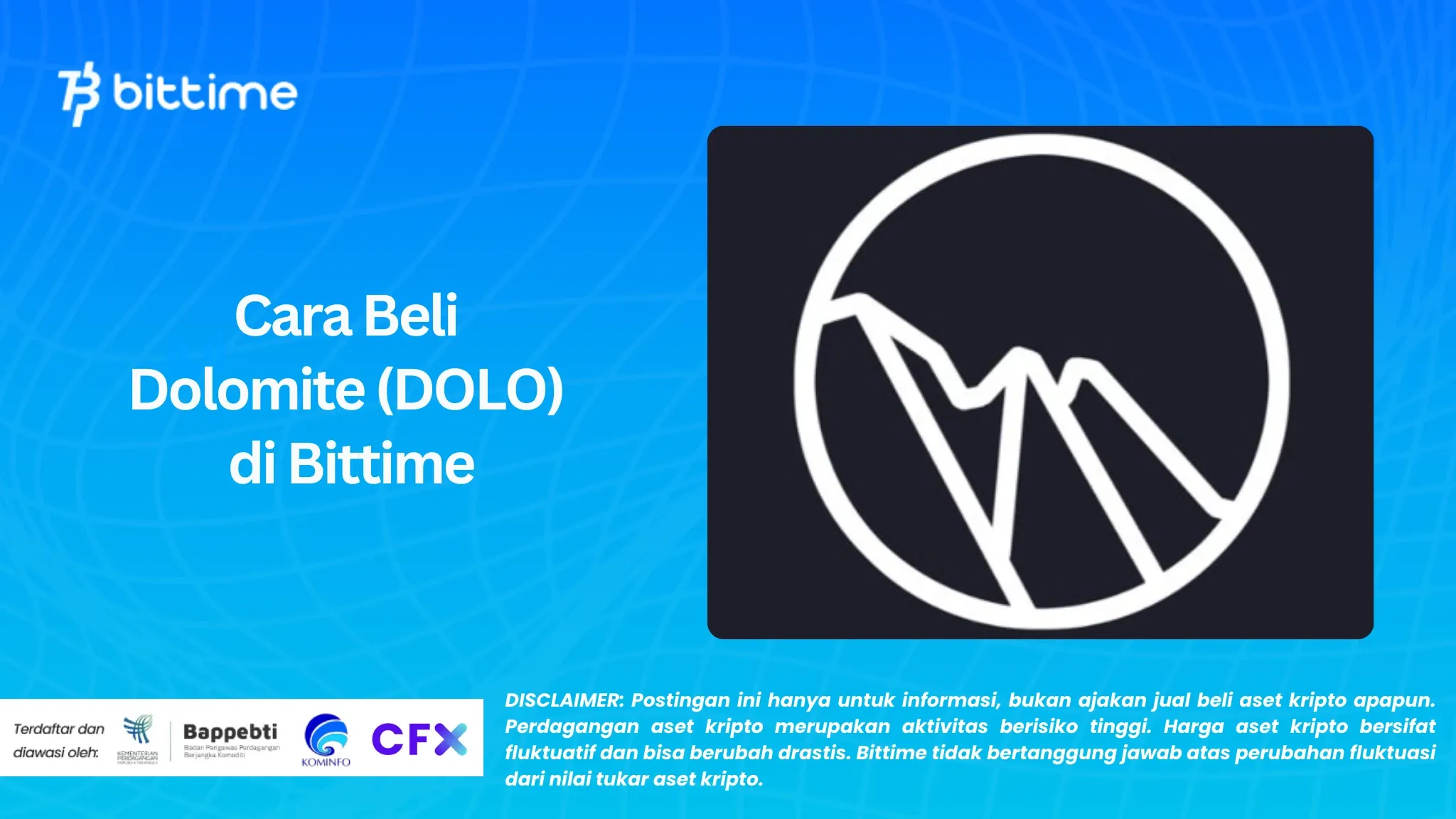 Cara Beli Dolomite (DOLO) di Bittime: Panduan Lengkap untuk Pemula
