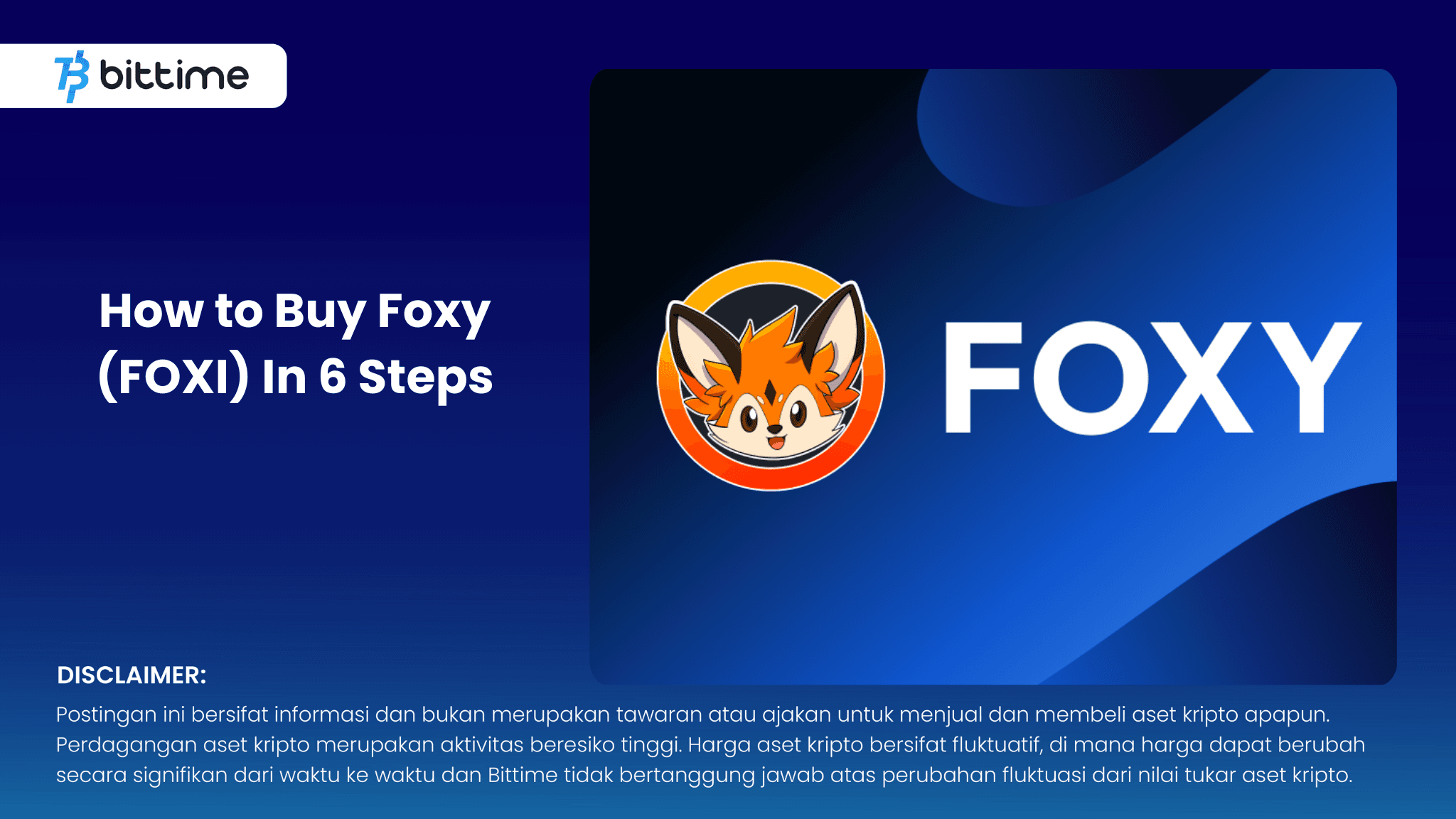 Cara Beli Foxy (FOXI)