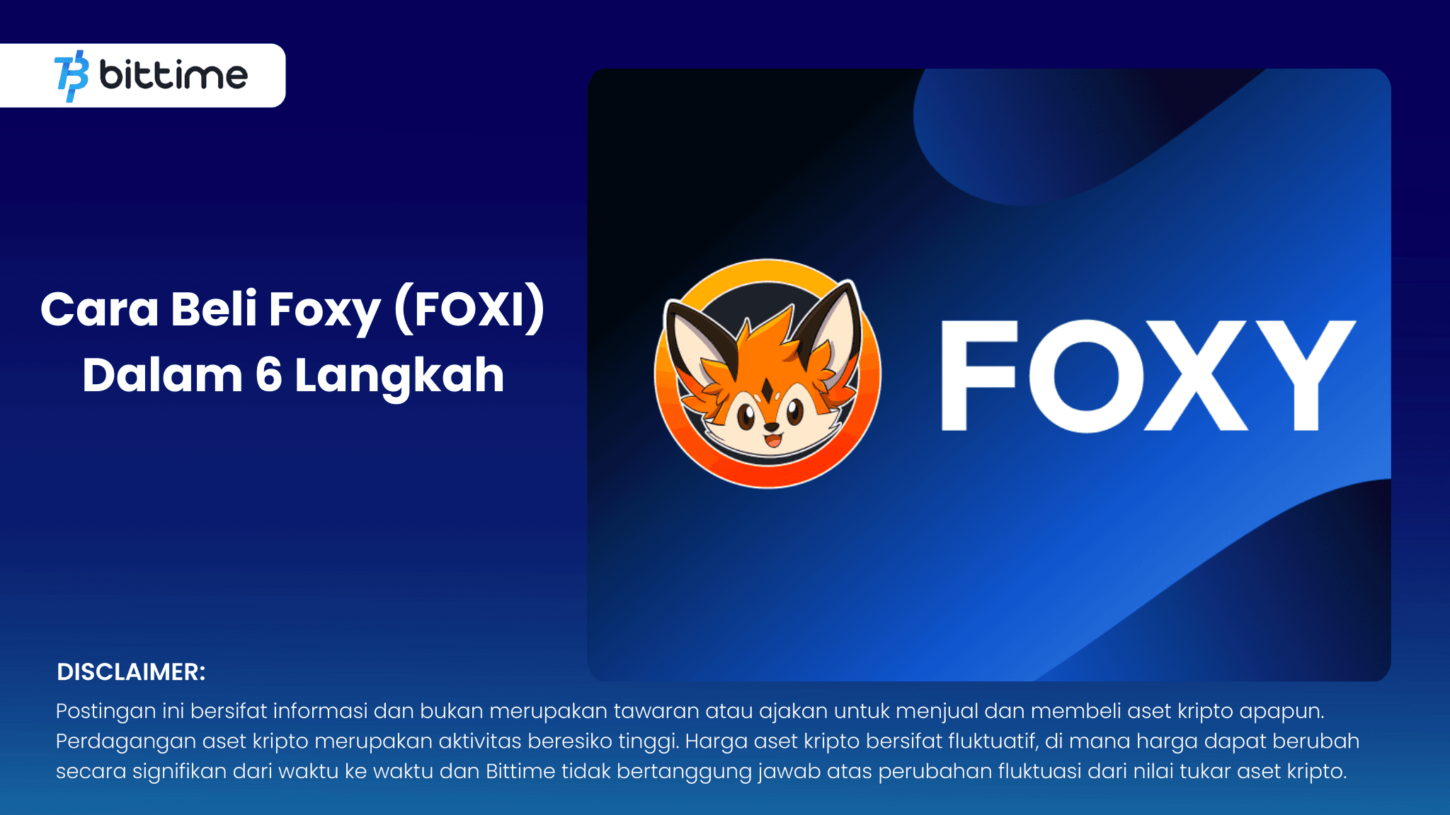 Cara Beli Foxy (FOXI)