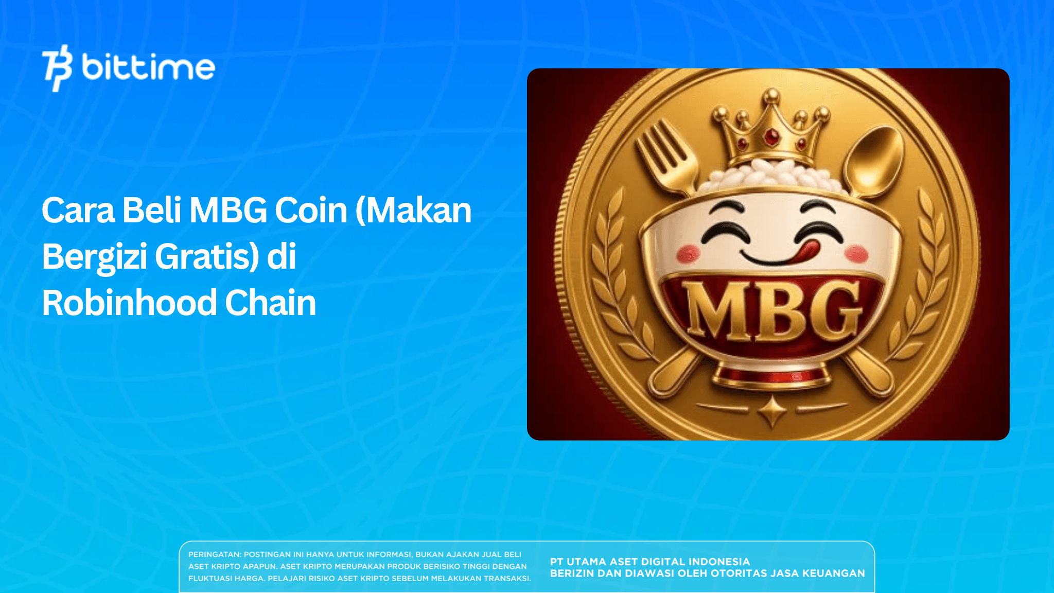 Cara Beli MBG Coin (Makan Bergizi Gratis) di Robinhood Chain