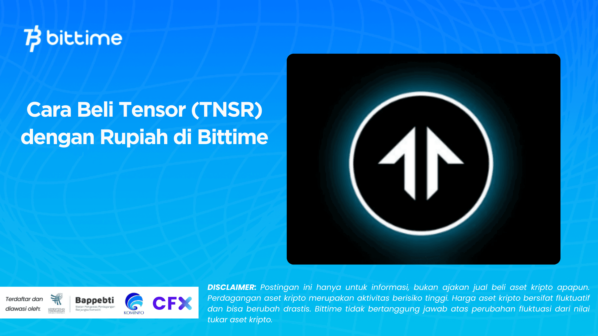 How to Buy Tensor (TNSR) with Rupiah on Bittime