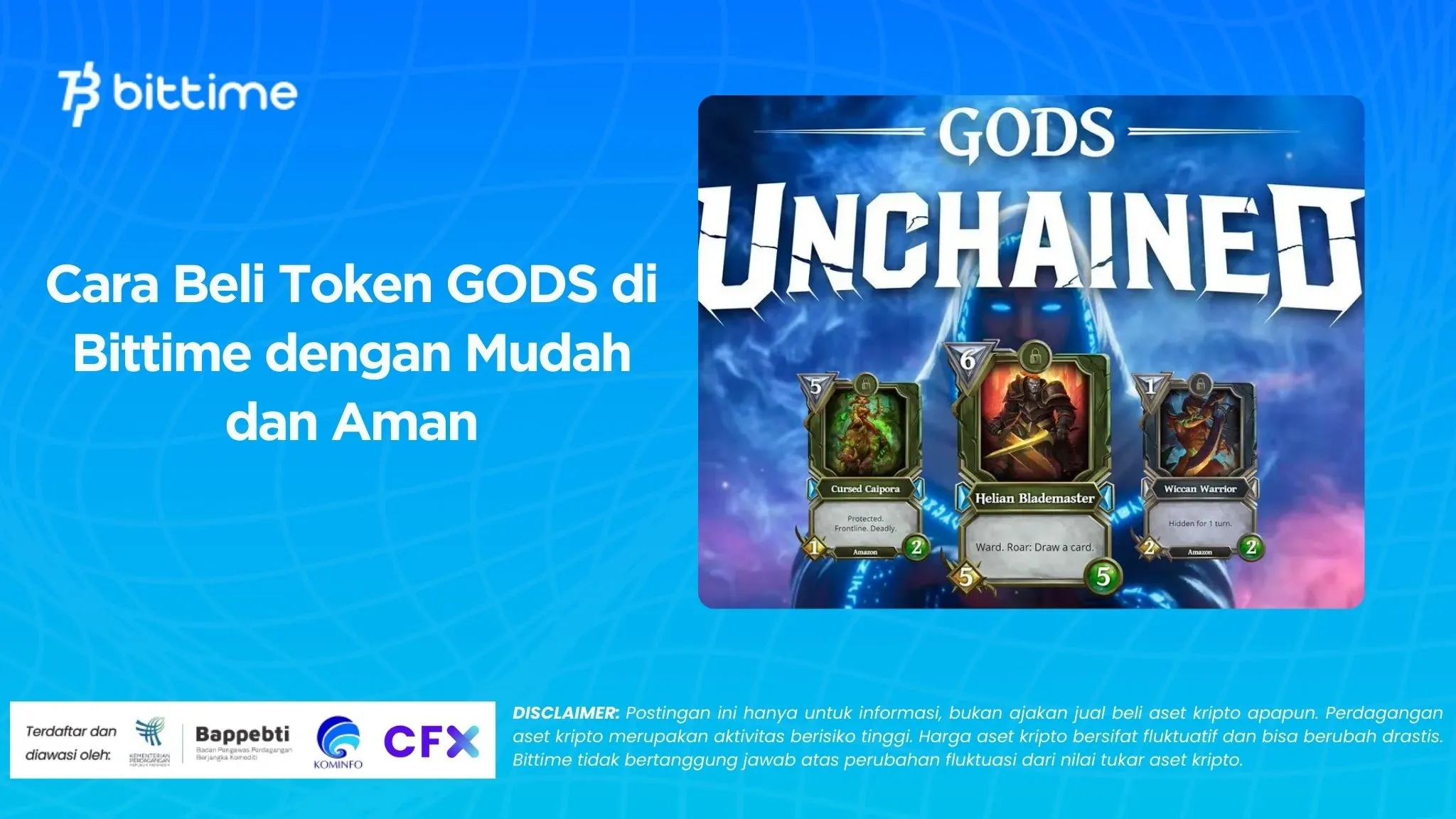 Cara Beli Token GODS di Bittime dengan Mudah dan Aman