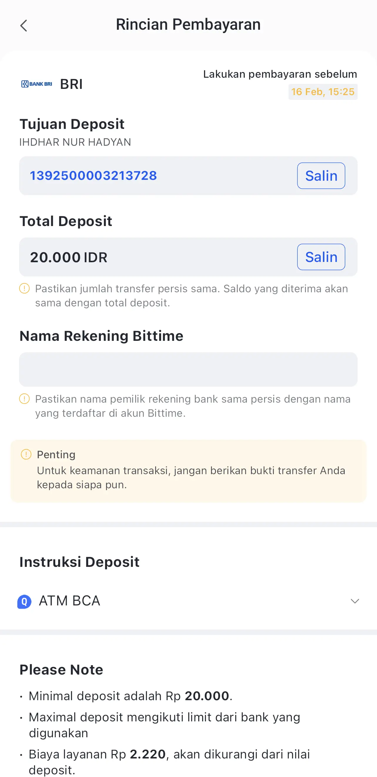 Cara Beli USDT dengan Bank BRI - 3.webp