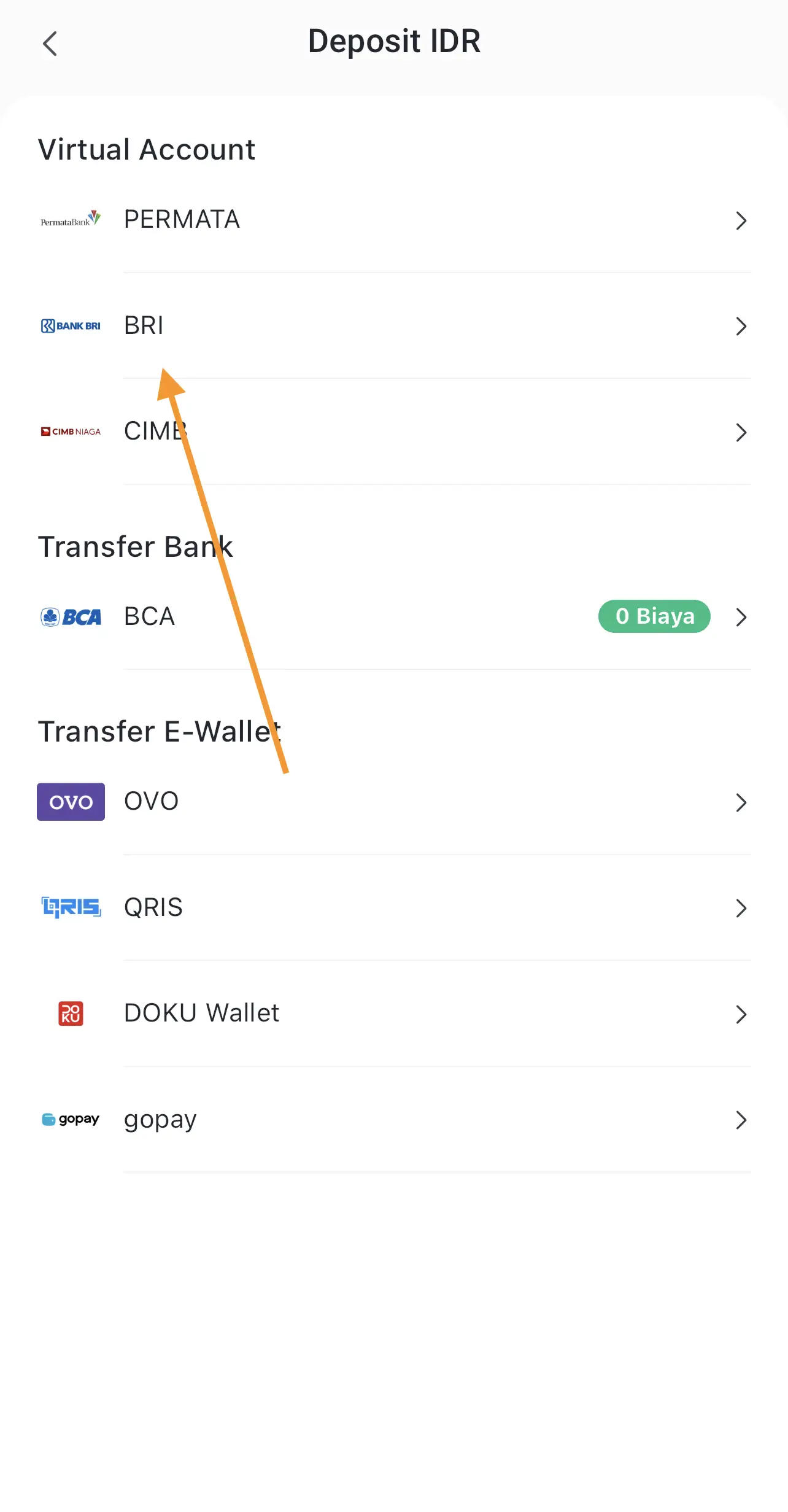 Cara Beli USDT dengan Bank BRI - 4.webp
