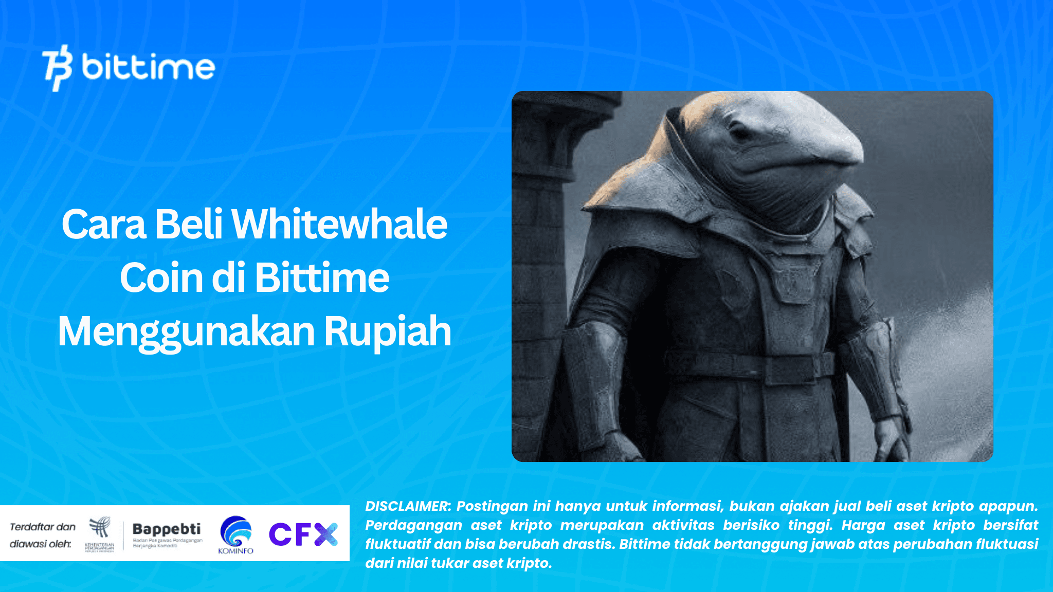 Cara Beli Whitewhale Coin di Bittime Menggunakan Rupiah