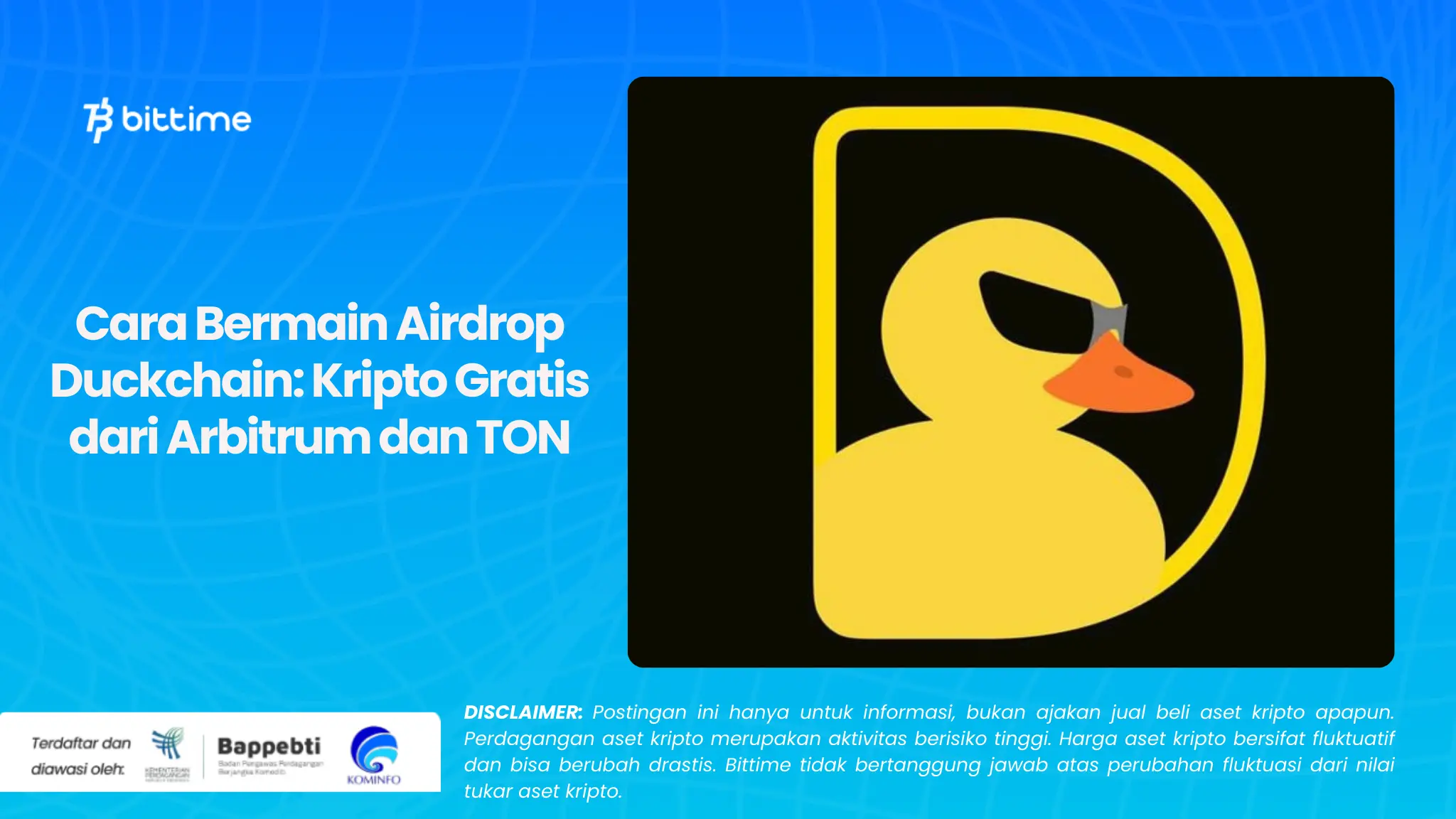 Cara Bermain Airdrop Duckchain: Kripto Gratis dari Arbitrum dan TON