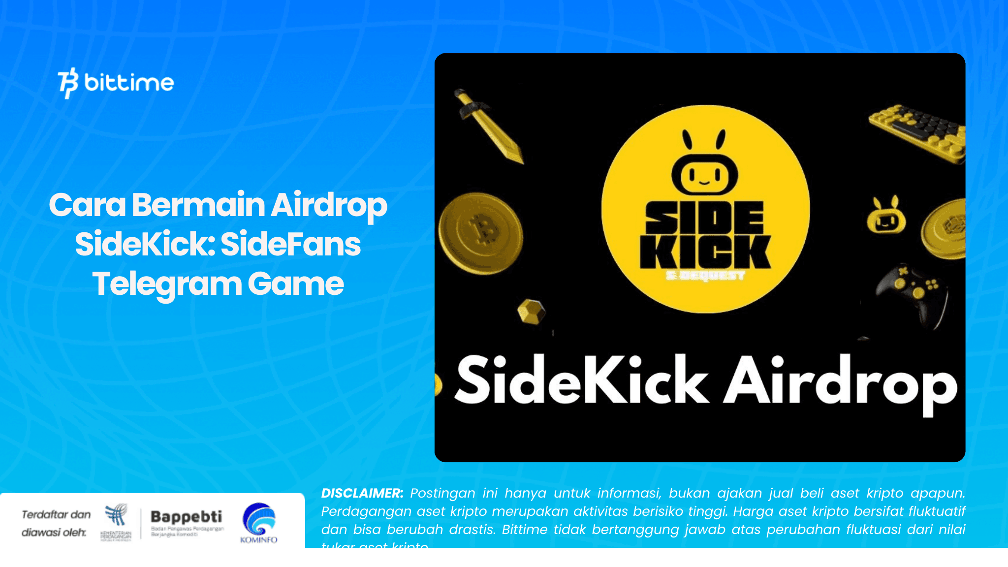 Cara Bermain Airdrop SideKick: SideFans Telegram Game