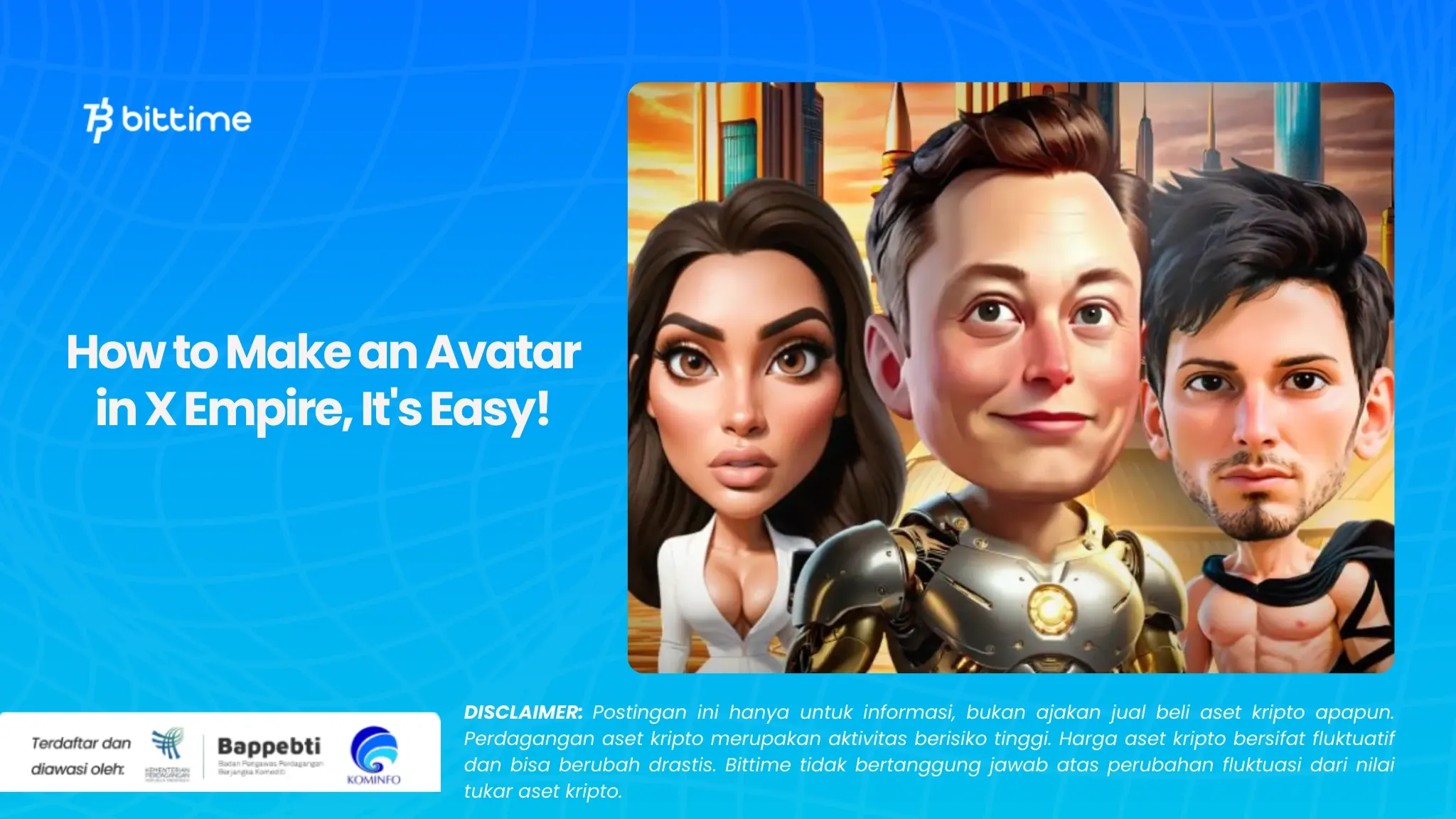 Cara Bikin Avatar di X Empire, Gampang Kok