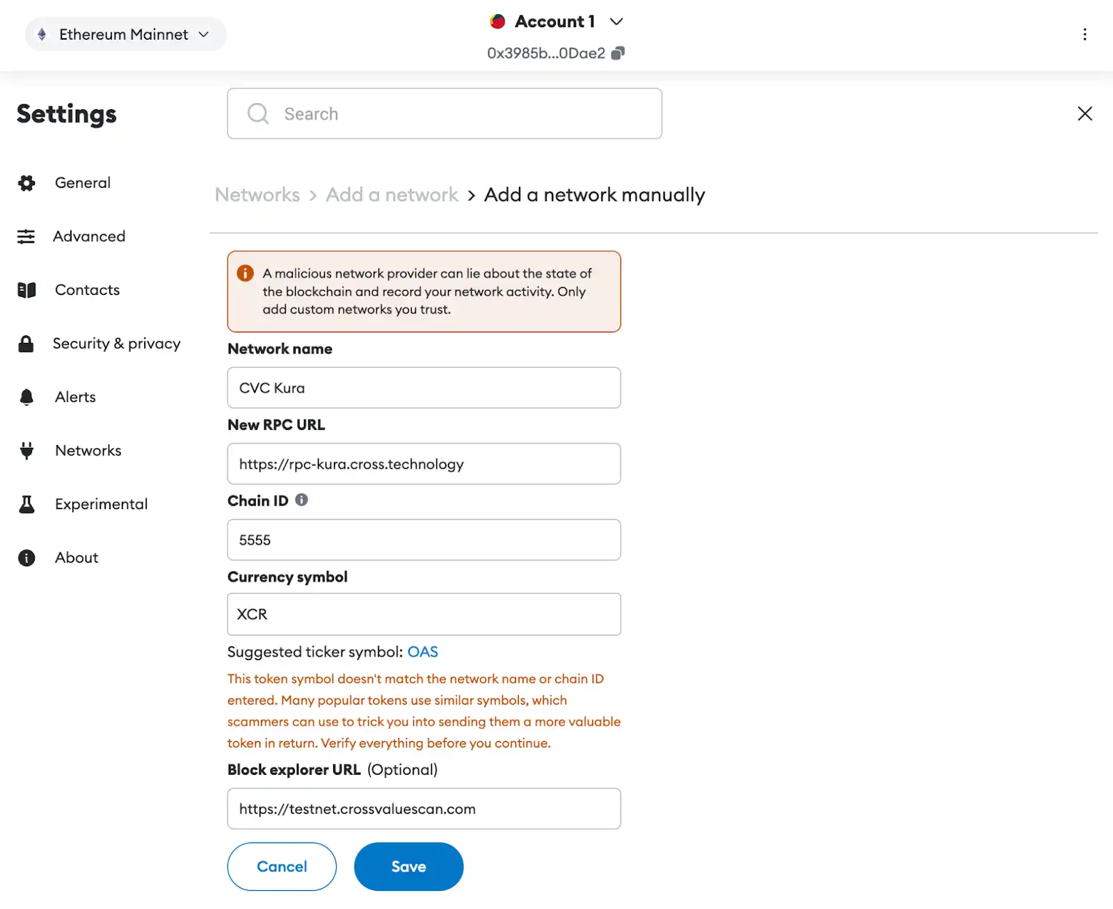 Cara Connect dan Claim Kura Testnet XENE - step 3.webp