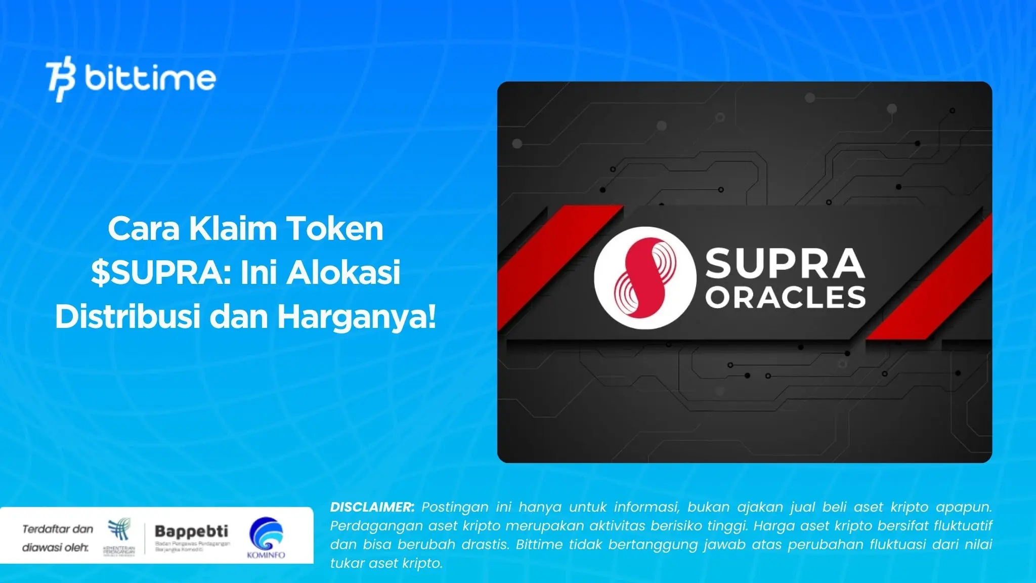 Cara Klaim Token $SUPRA Ini Alokasi Distribusi dan Harganya!.webp