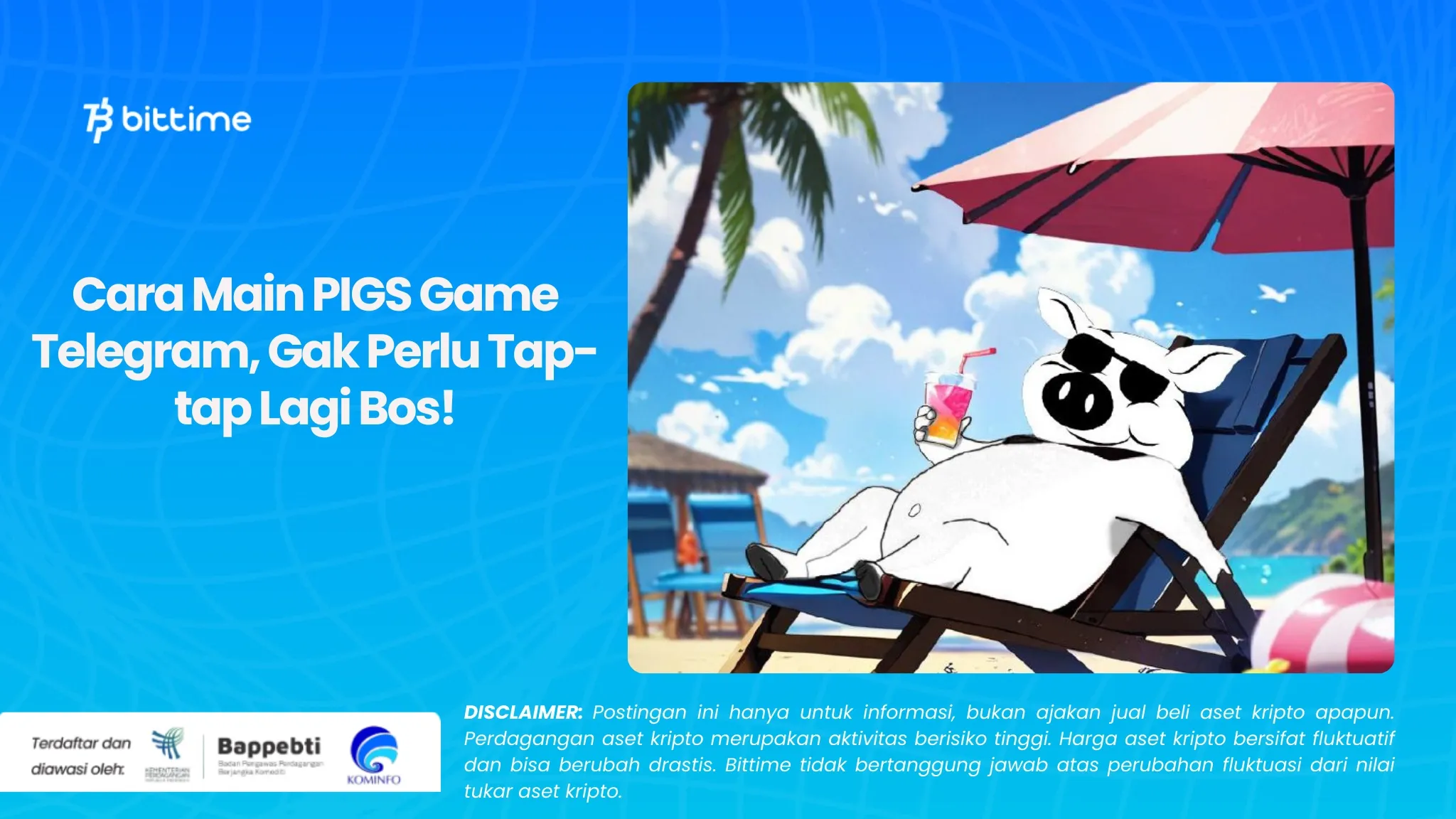 Cara Main PIGS Game Telegram, Gak Perlu Tap-tap Lagi Bos!