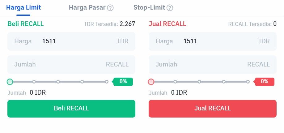 Cara Membeli RECALL.