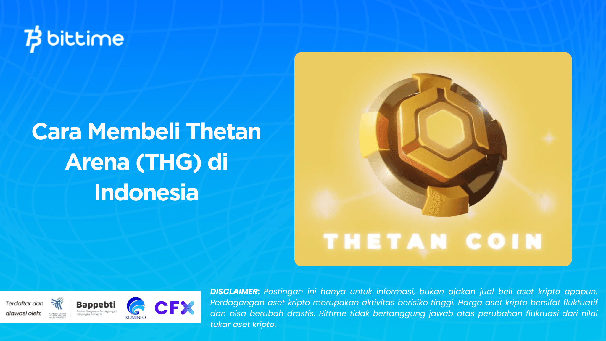 Cara Membeli Thetan Arena (THG) di Indonesia