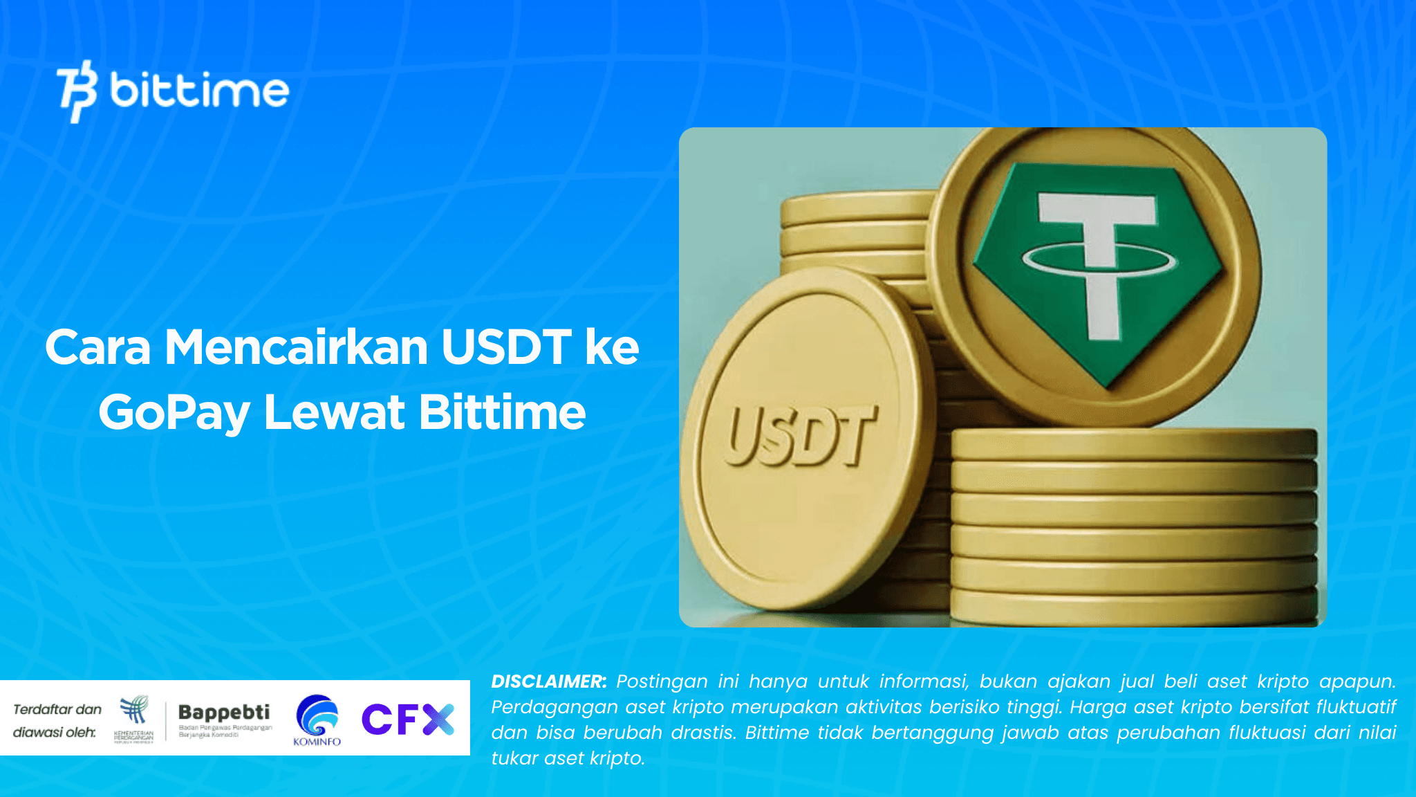 Cara Mencairkan USDT ke GoPay Lewat Bittime
