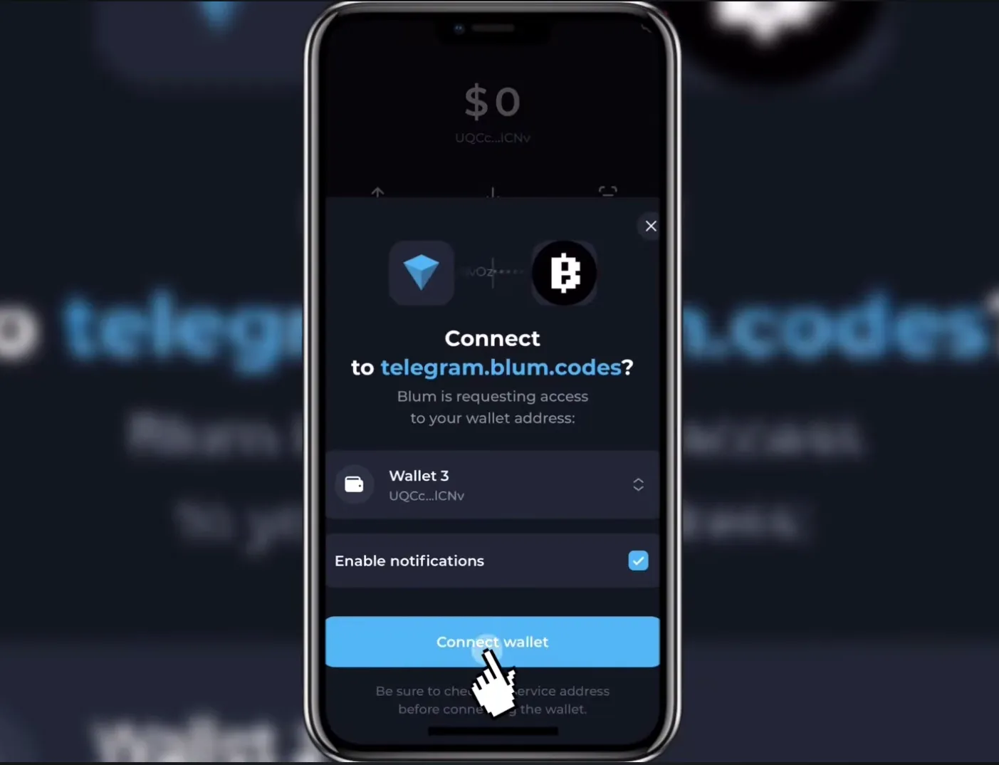 Cara Menghubungkan Blum ke Wallet Telegram buat Klaim Airdrop