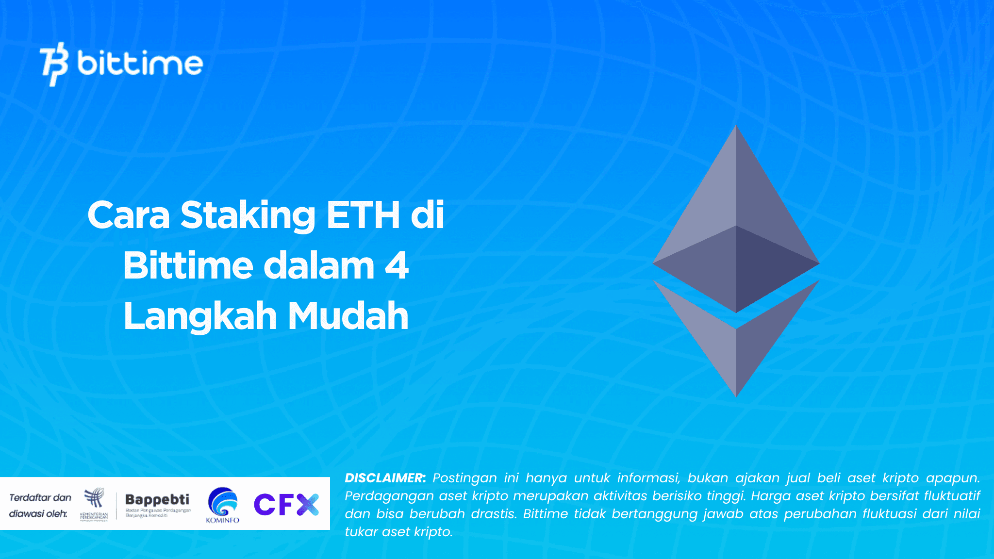 How to Stake ETH on Bittime in 4 Easy Steps