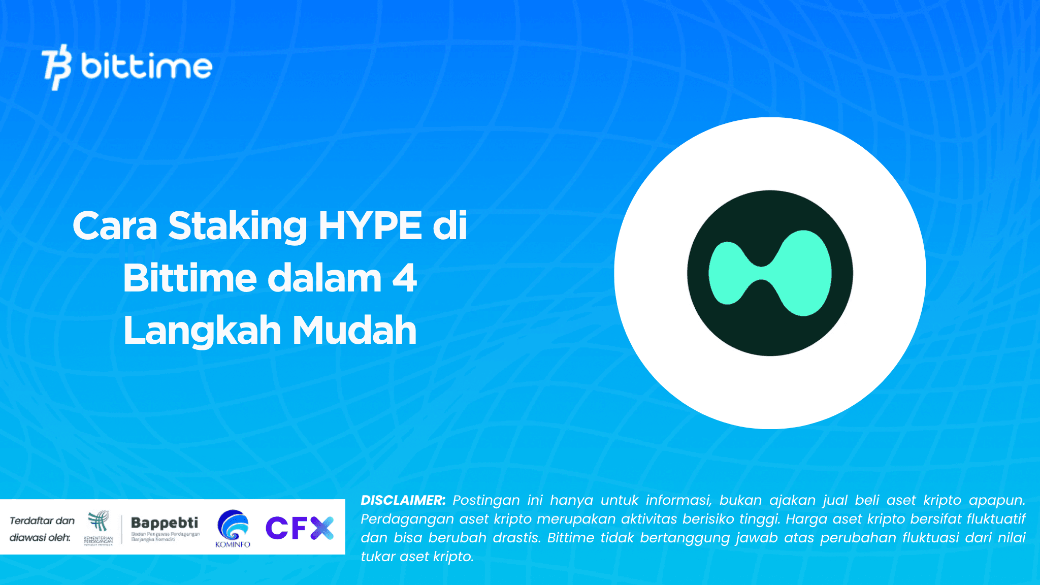 Cara Staking HYPE di Bittime dalam 4 Langkah Mudah