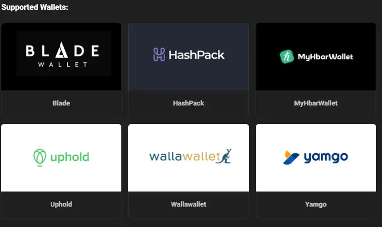 Cara Staking Hedera (HBAR) Coin - wallet yg di dukung untuk staking hbar.webp