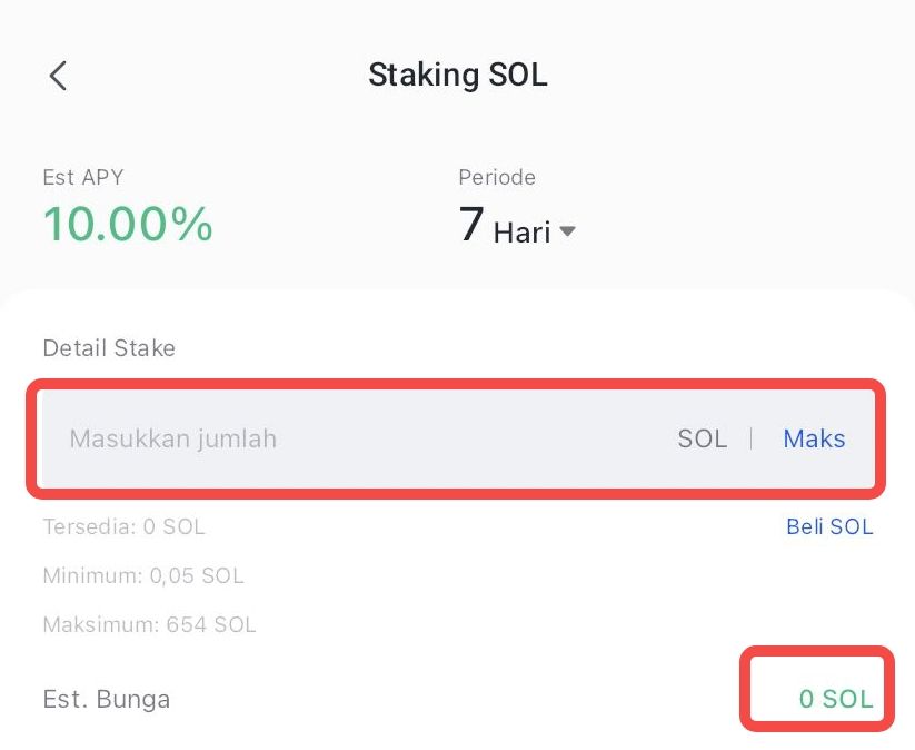 Cara Staking SOL di Bittime dalam 4 Langkah Mudah