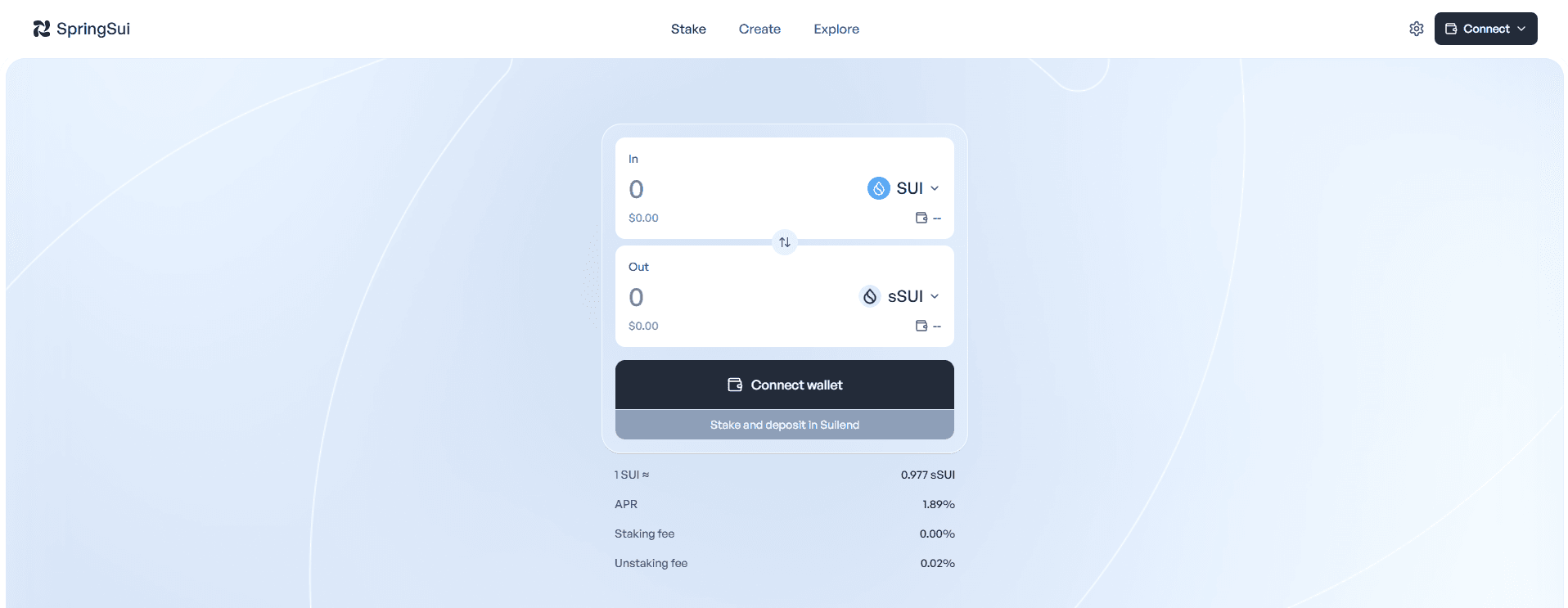 How to Stake SUI on Spring