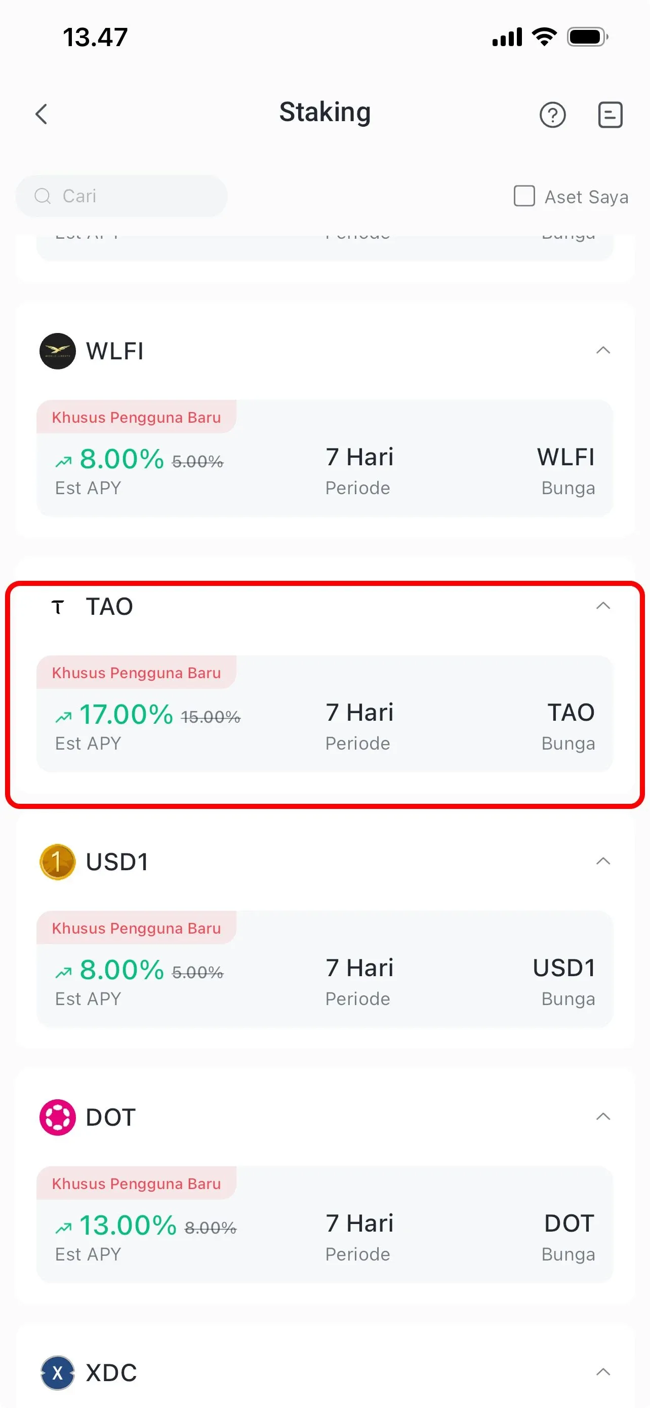 Cara Staking TAO di Bittime dalam 4 Langkah Mudah 1.webp