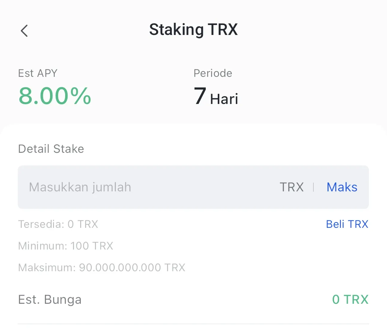 Cara Staking TRX di Bittime dalam 4 Langkah Mudah - trx staking.webp