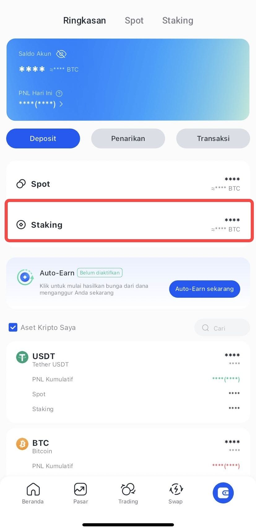 Cara Staking USDT di Bittime dalam 4 Langkah Mudah