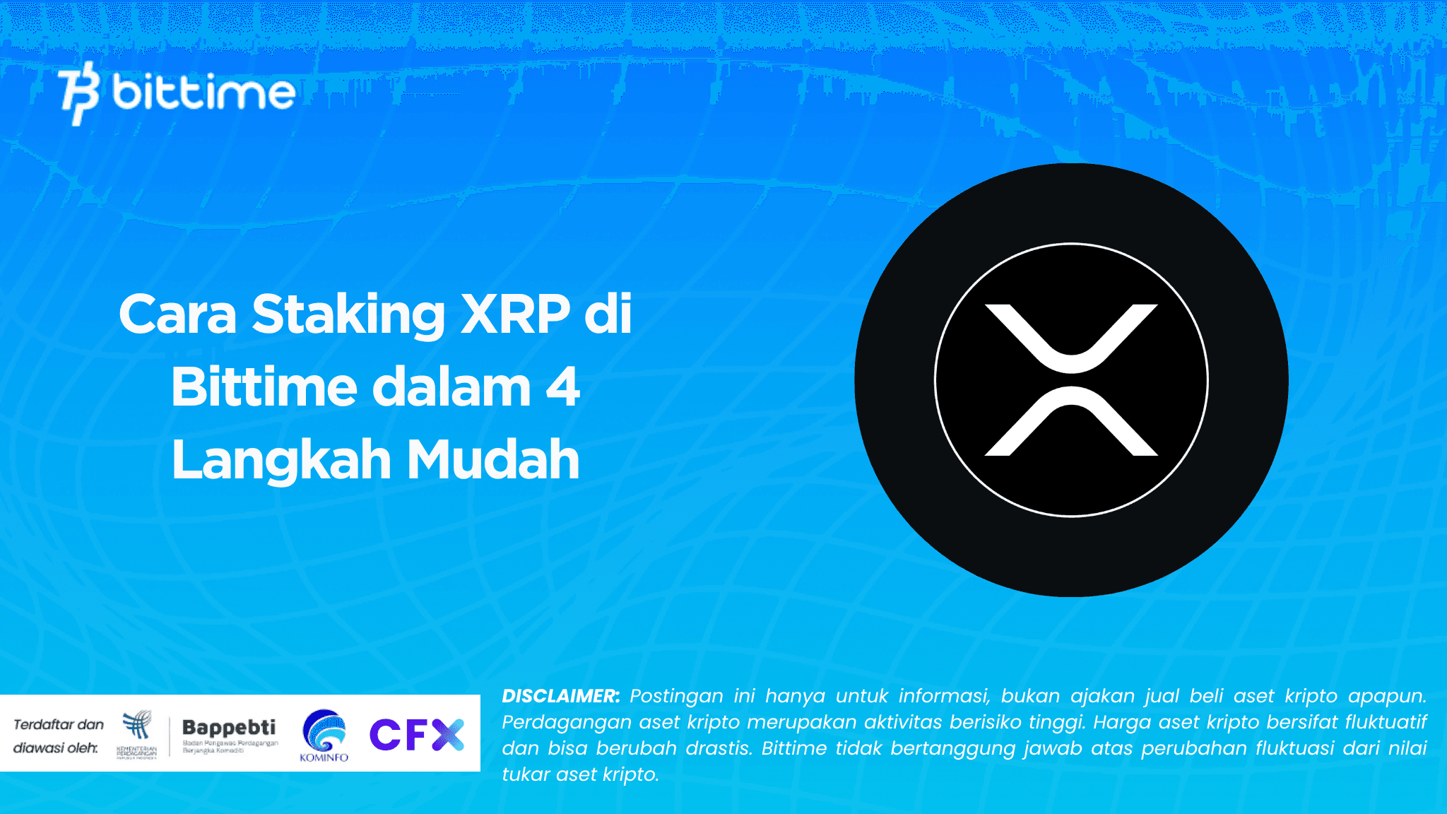 How to Stake XRP on Bittime in 4 Easy Steps