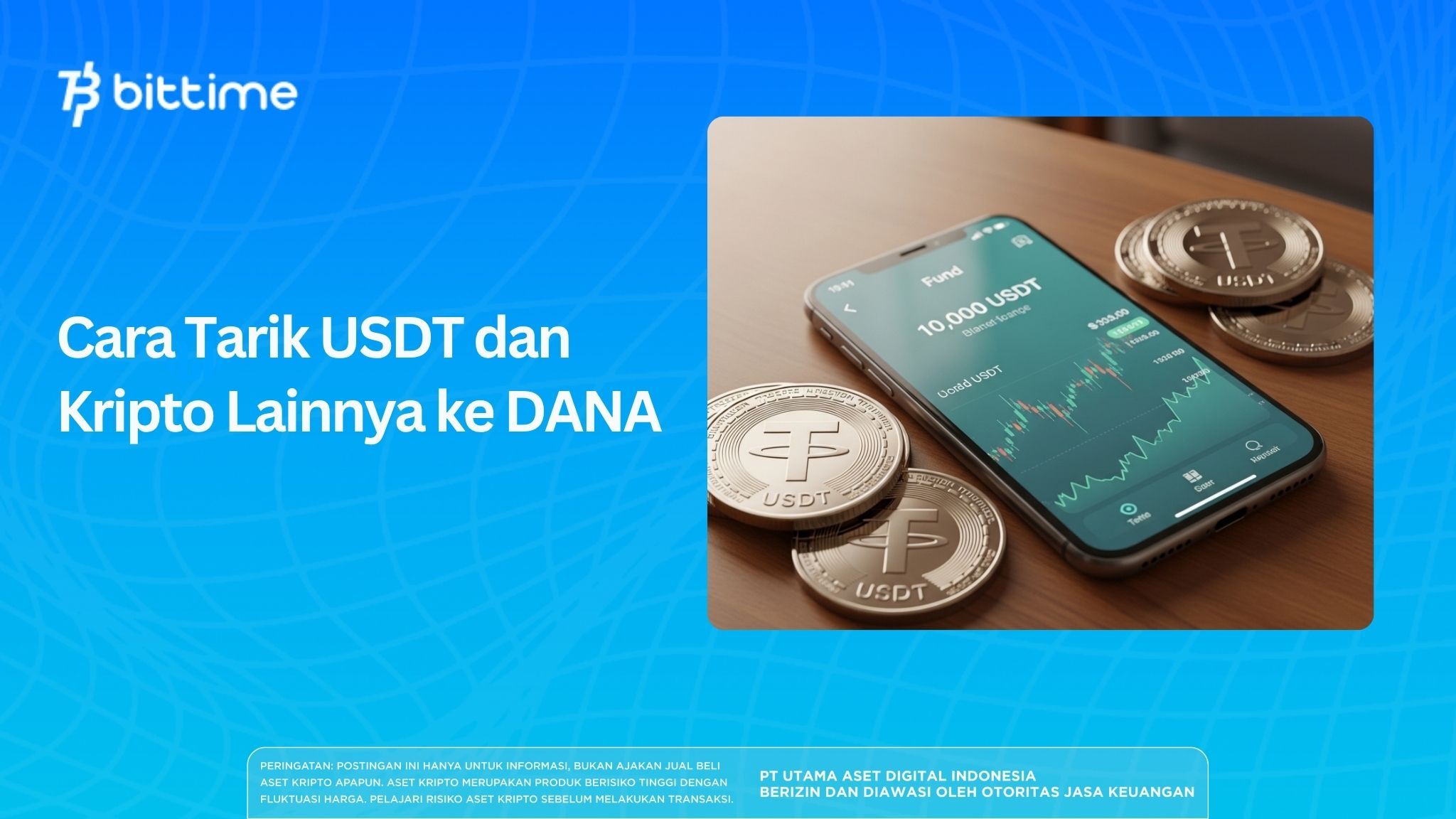 Cara Tarik USDT dan Kripto Lainnya ke DANA