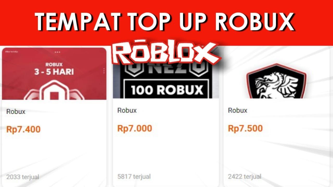 Cara Top Up Robux dengan Harga Murah di Indonesia