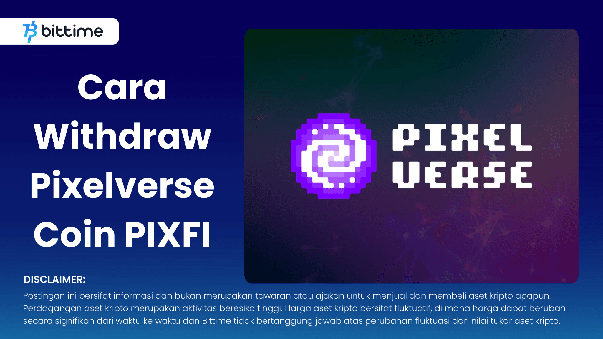 Cara Withdraw Pixelverse Coin PIXFI