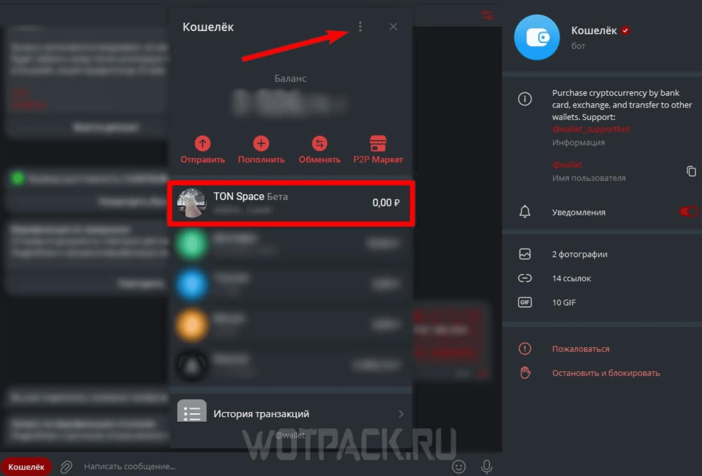 Cara menghubungkan Ton Wallet ke Hamster Kombat
