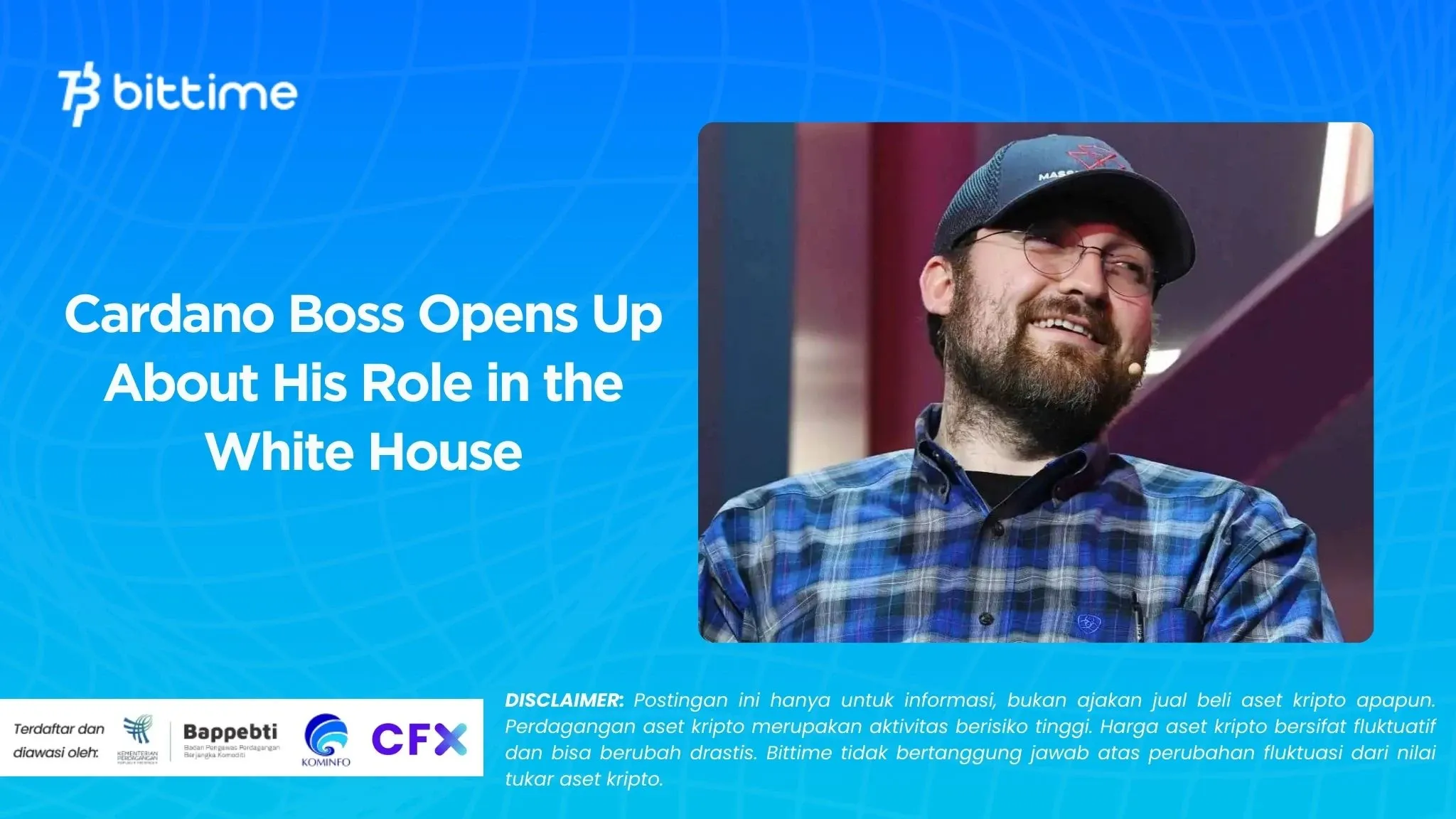 Cardano Boss Opens Up About His Role in the White House.webp
