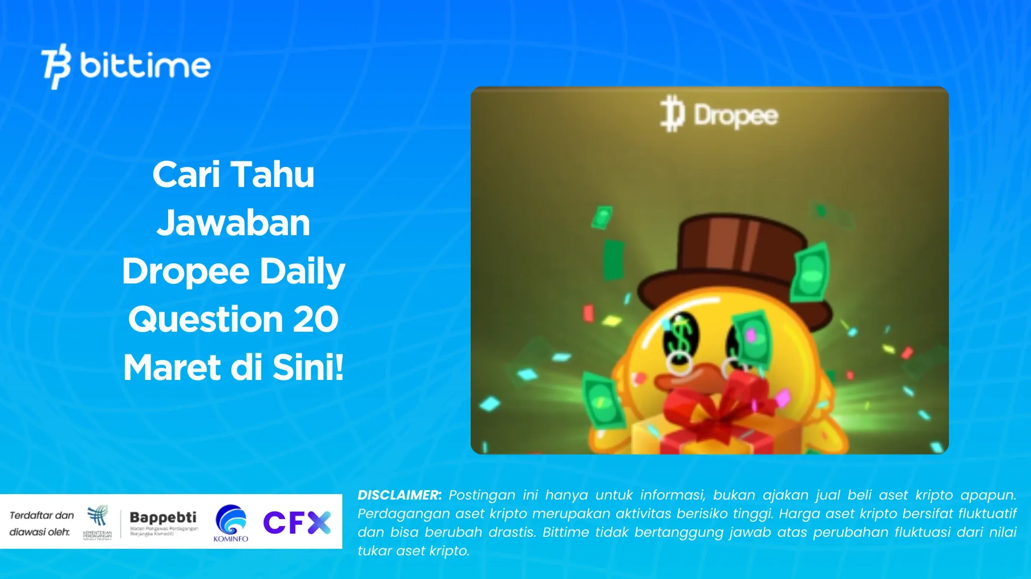 Cari Tahu Jawaban Dropee Daily Question 20 Maret di Sini
