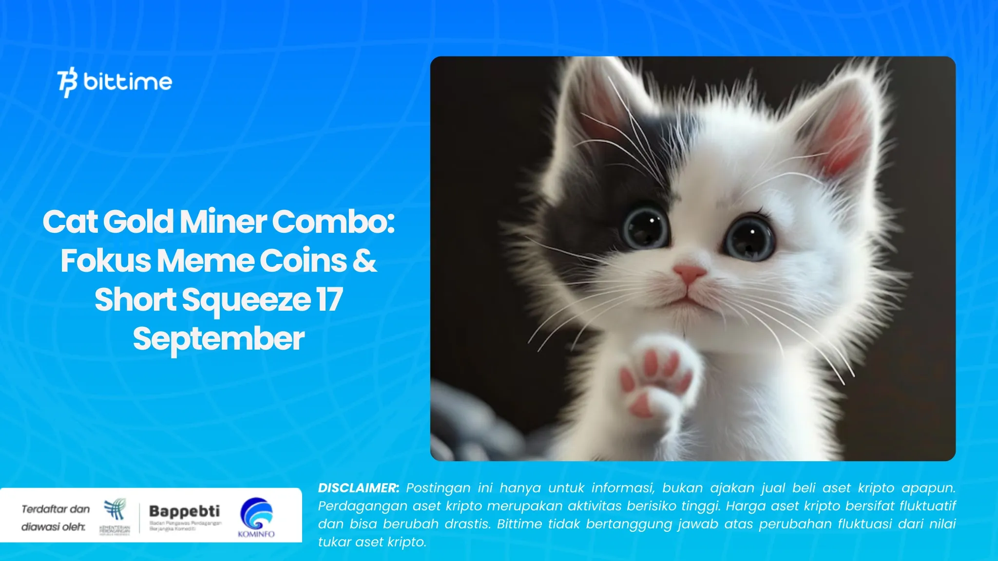 Cat Gold Miner Combo Fokus Meme Coins & Short Squeeze 17 September