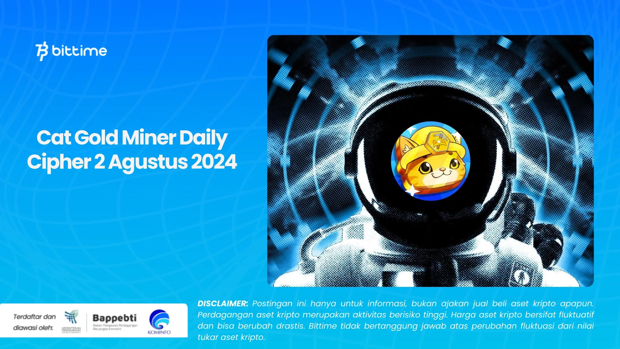 Cat Gold Miner Daily Cipher 2 Agustus 2024