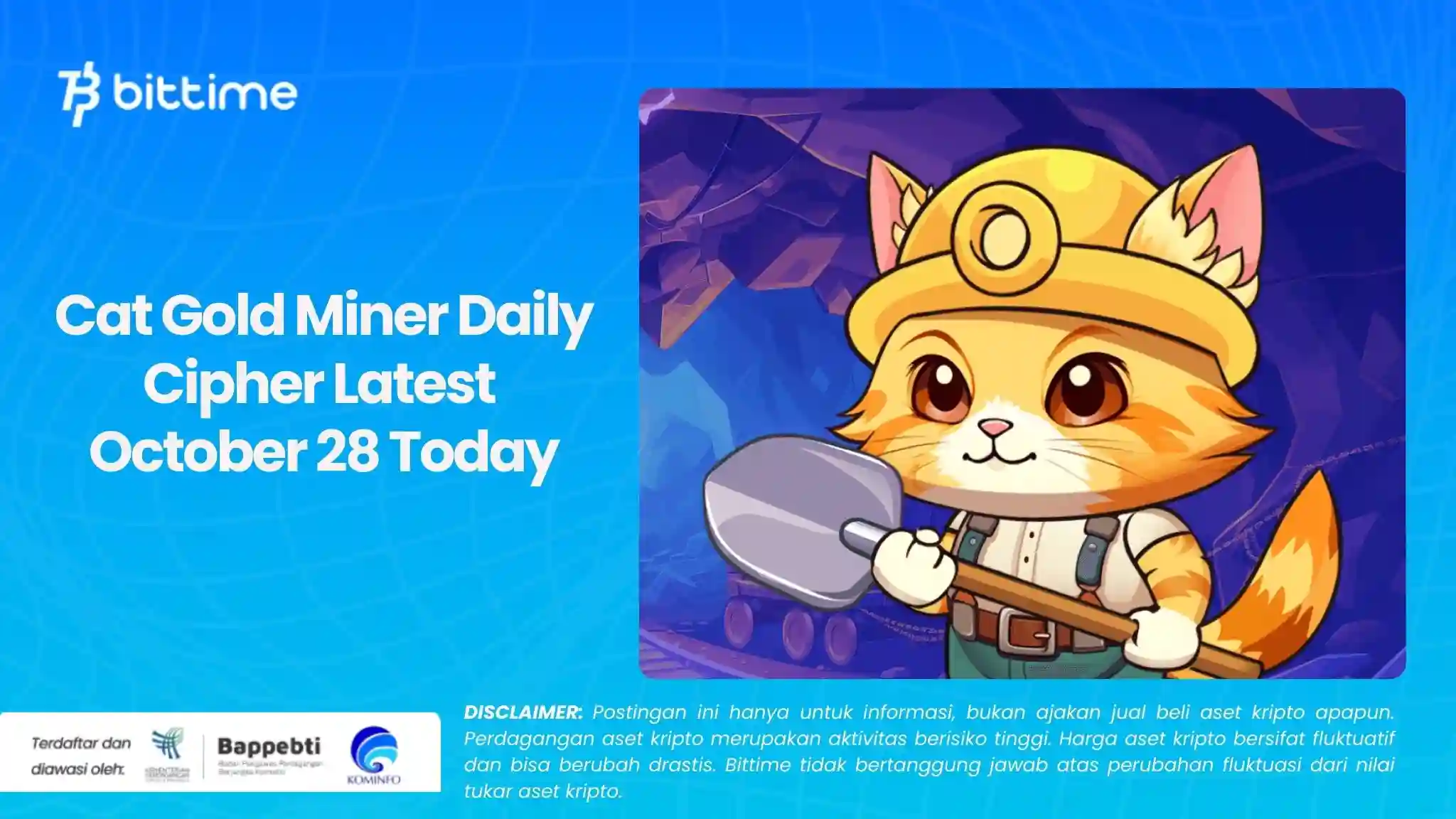 Cat Gold Miner Daily Cipher Latest October 28 Today.webp