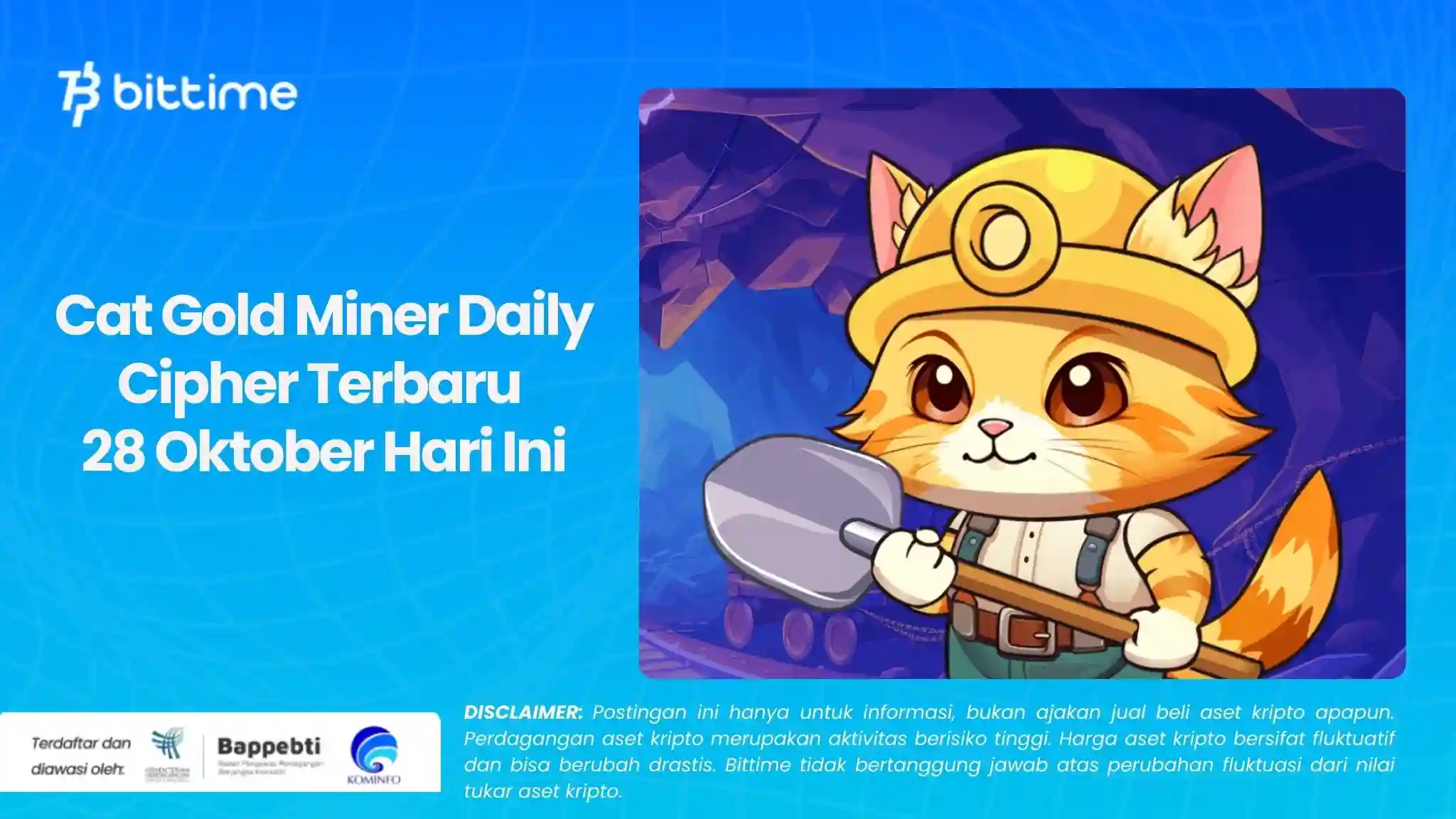 Cat Gold Miner Daily Cipher Terbaru 28 Oktober Hari Ini.webp