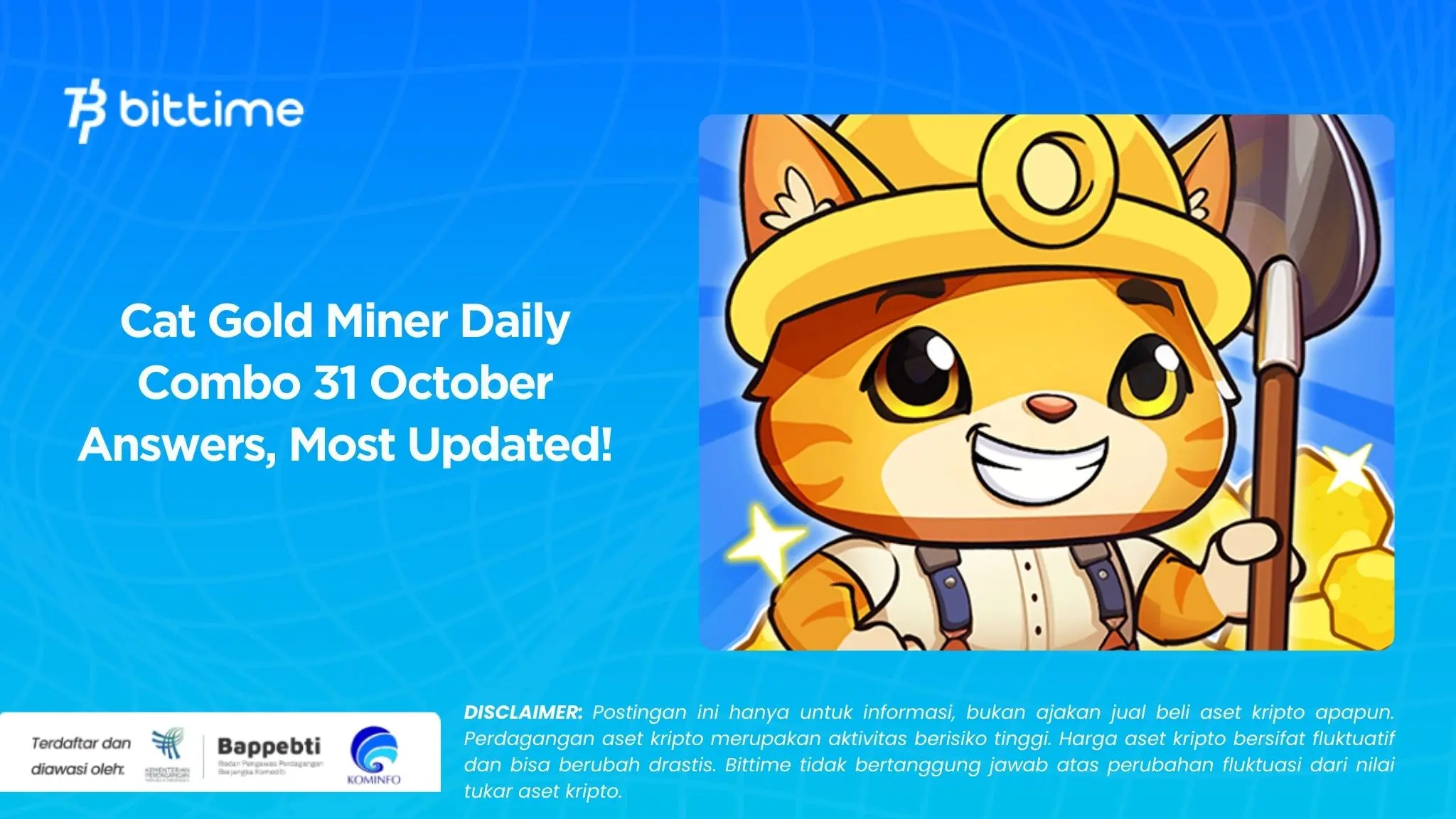 Cat Gold Miner Daily Combo 31 October Answers, Most Updated!.webp