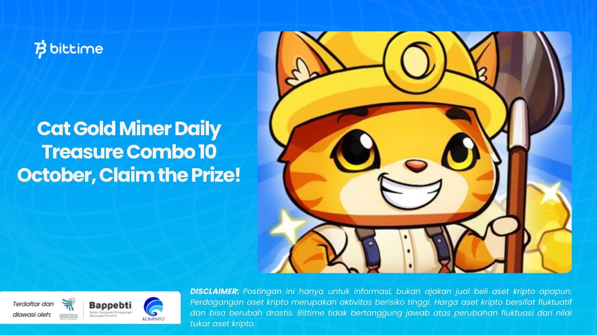 Cat Gold Miner Daily Treasure Combo 10 October, Claim the Prize!.webp